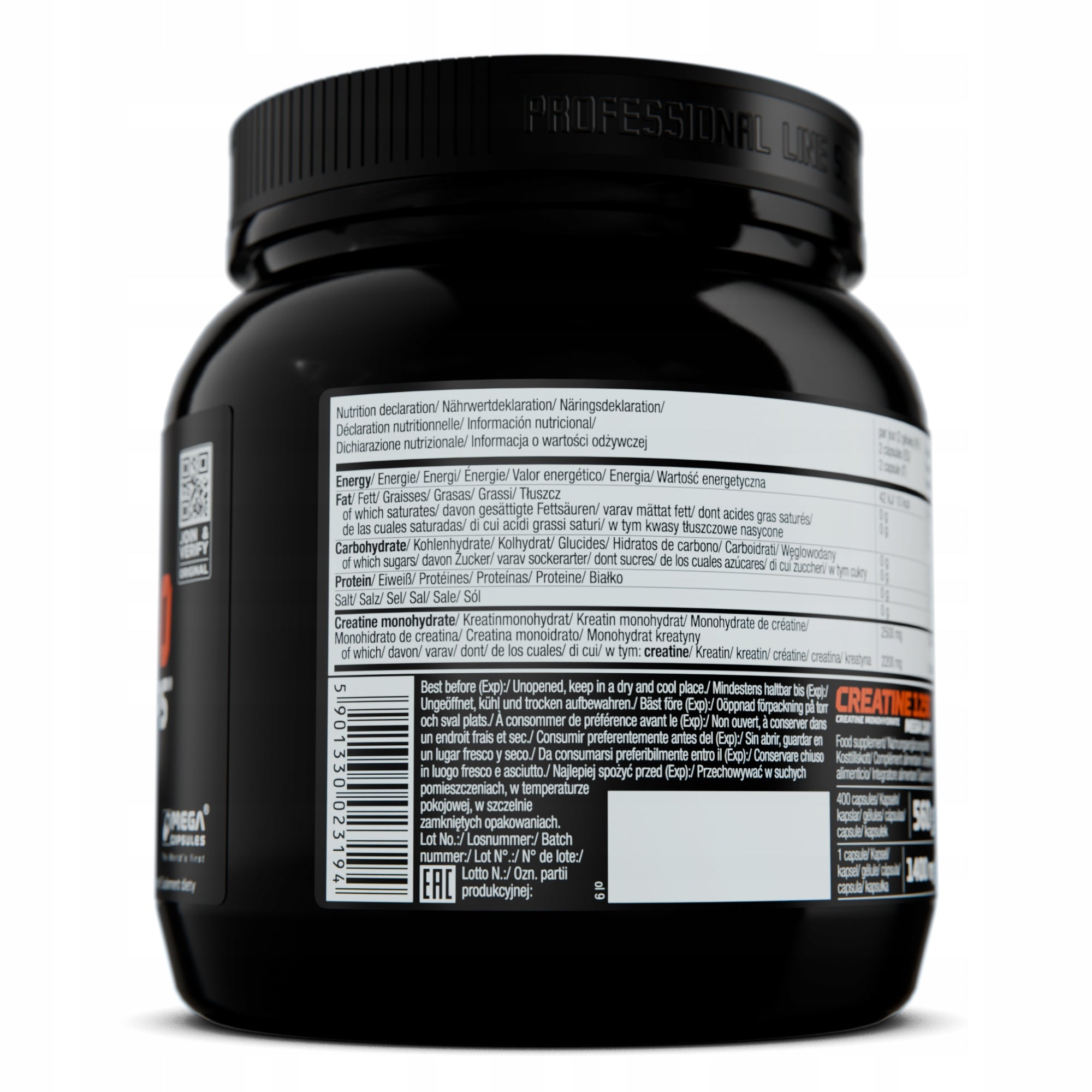 OLIMP CREATINE MC 400cap CREATINE MONOHYDRATE NATURAL MONO PURE Expiration date at least 1 year from the date of purchase