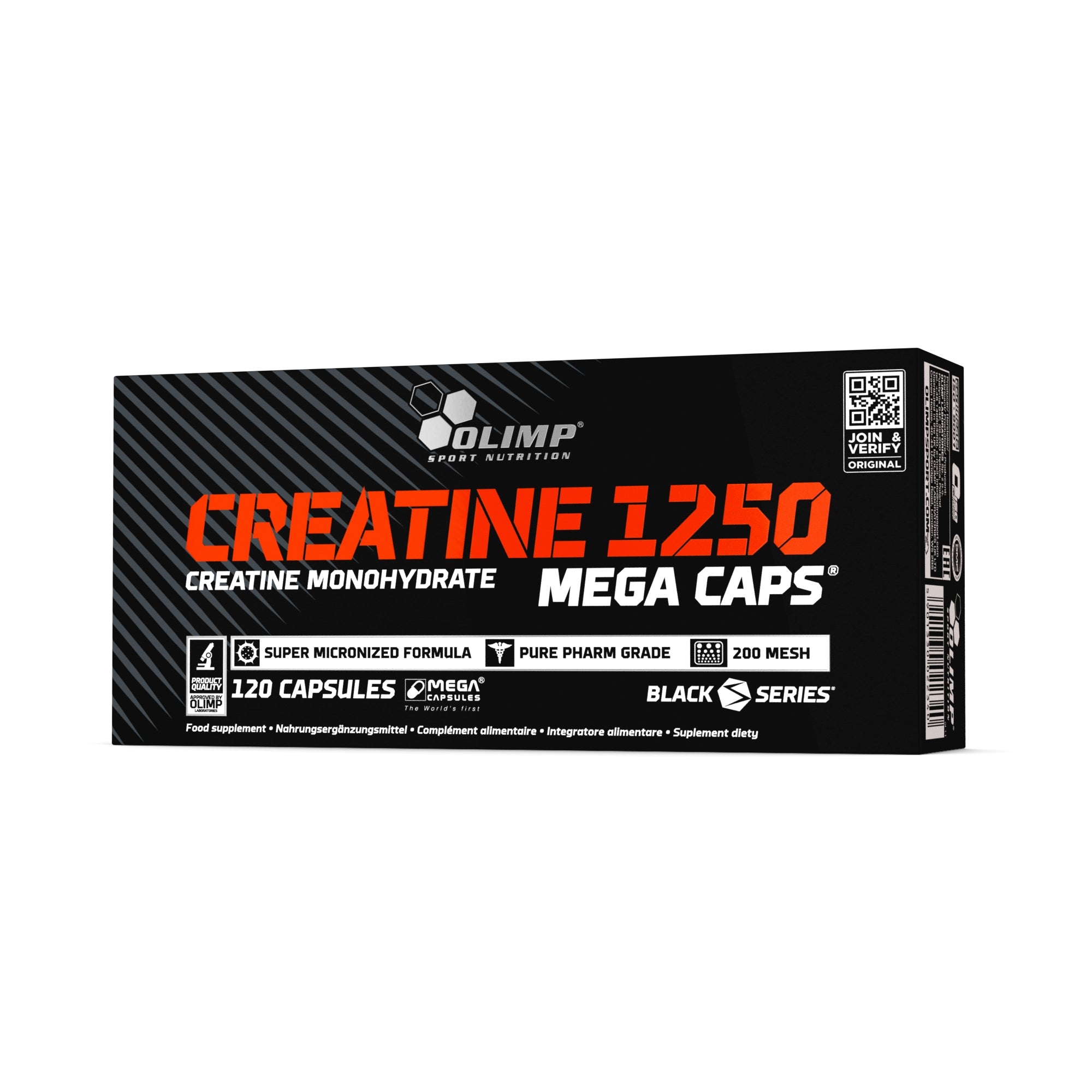 OLIMP CREATINE MEGA CAPS 2x120caps CREATINE MONOHYDRATE MONO Packaging status original