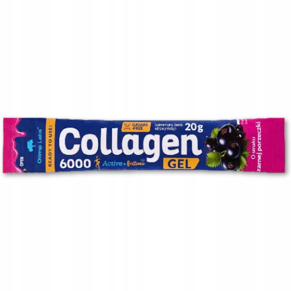 OLIMP Collagen GEL 6000 Active Brillance 20g blackcurrant Form sachet