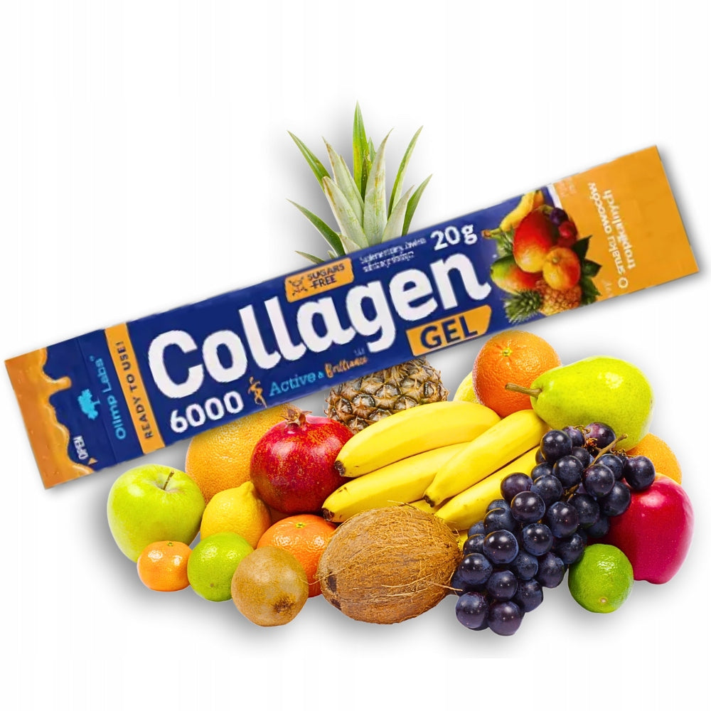 OLIMP Collagen GEL 6000 Active Brillance 20g tropical fruit Brand Olimp