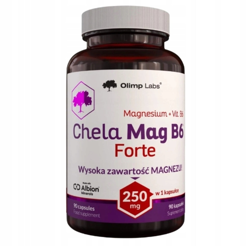 OLIMP FORTE MAGNESIUM CRAMPS SPORT EDITION JOINTS BONES CHELA-MAG B6 HEALTH Packaging status original