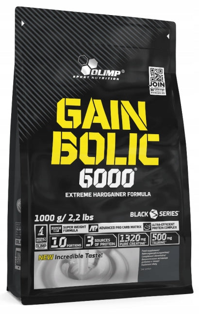 OLIMP GAIN BOLIC 6000 1000G STRONG GAINER PROTEIN MUSCLE REGENERATION MASS Manufacturer code 5901330038068
