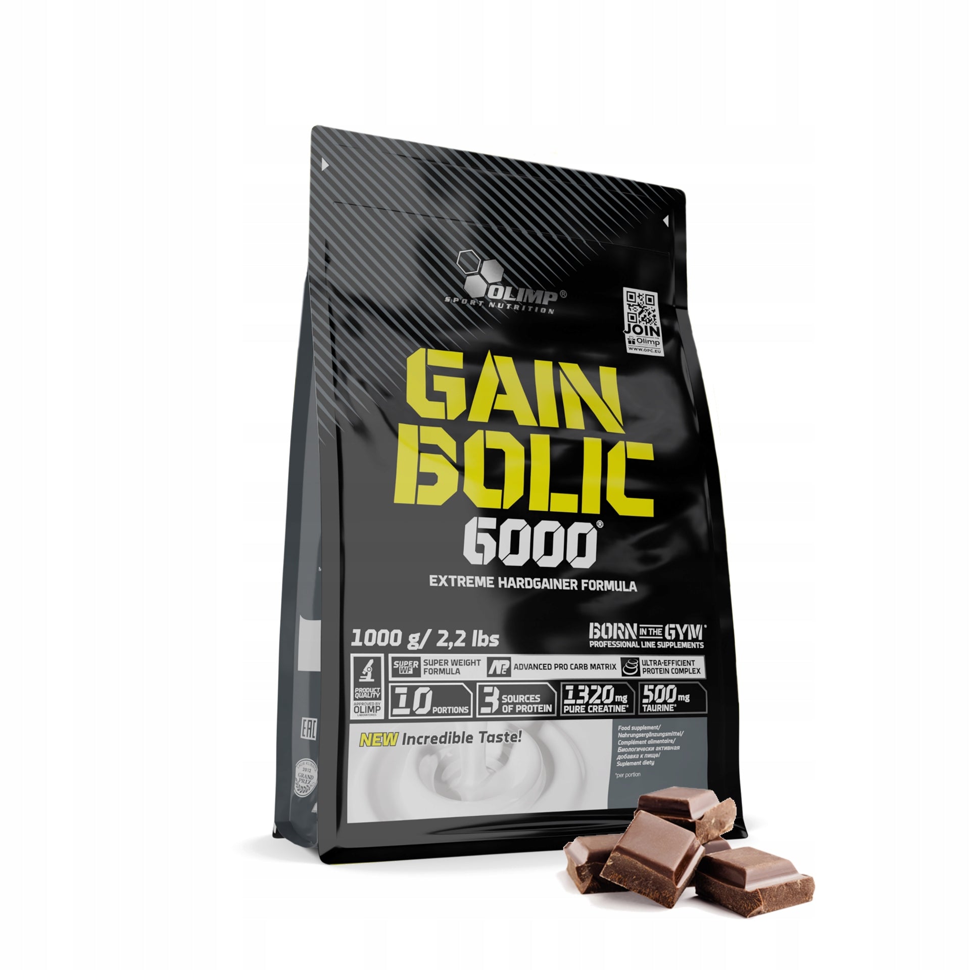 OLIMP GAIN BOLIC 6000 1000g PROTEIN WPC GAINER CARBOHYDRATES WHEY CONCENTRATE