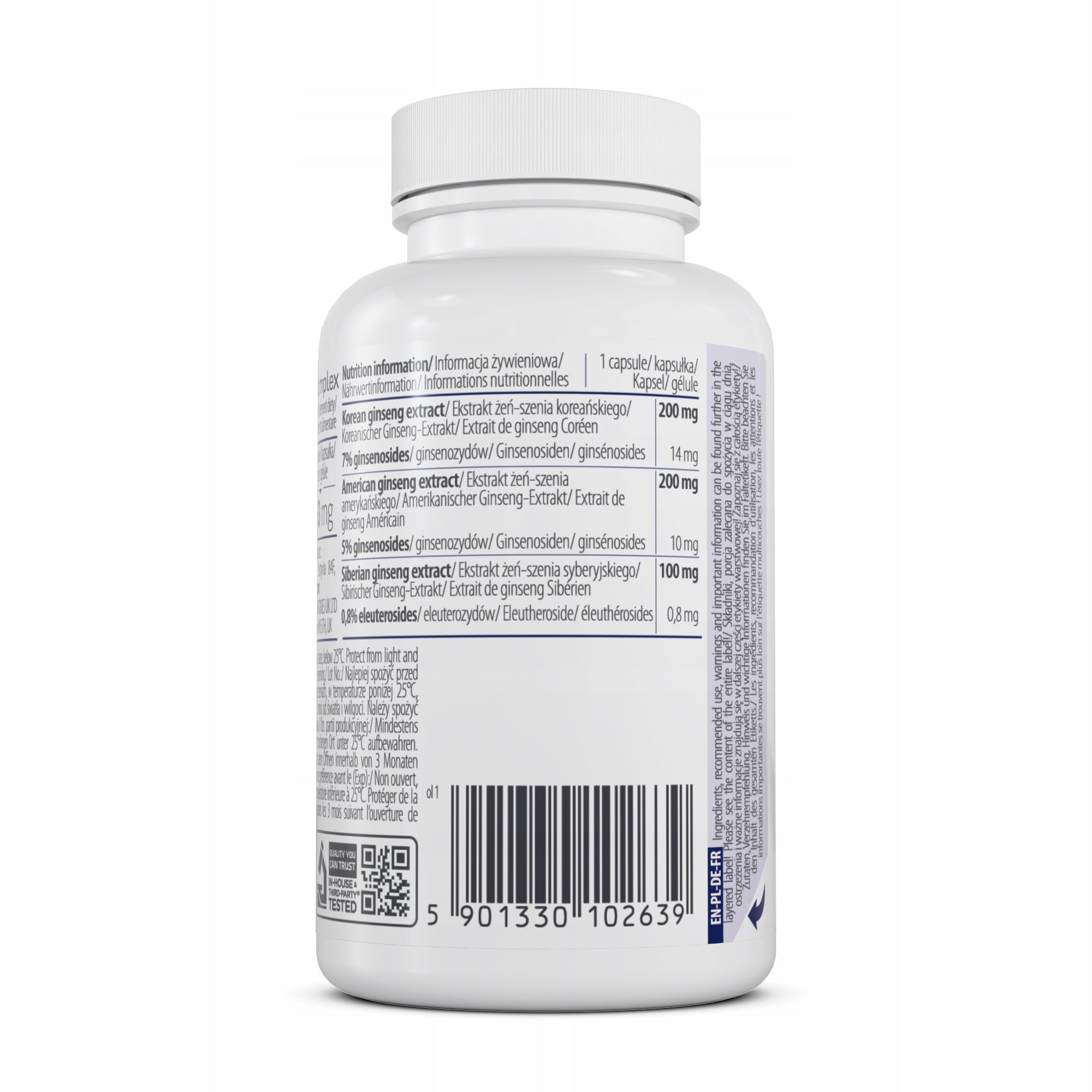 OLIMP GINSENG COMPLEX 90caps GINSENG 3 FORMS EXTRACT VITALITY LIBIDO Name other