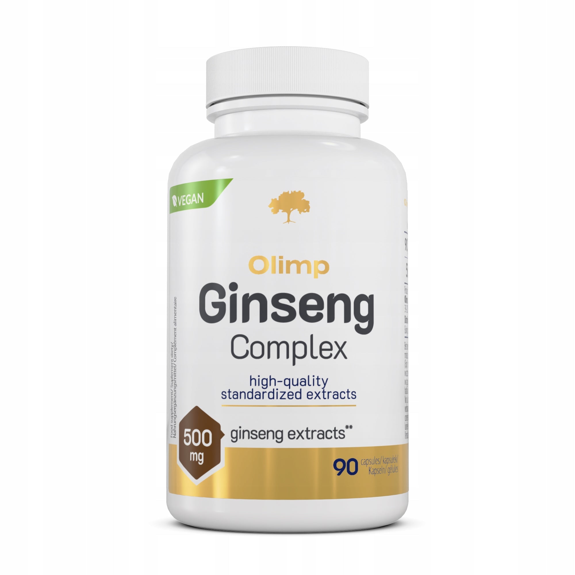 OLIMP GINSENG COMPLEX 90caps GINSENG 3 FORMS EXTRACT VITALITY LIBIDO