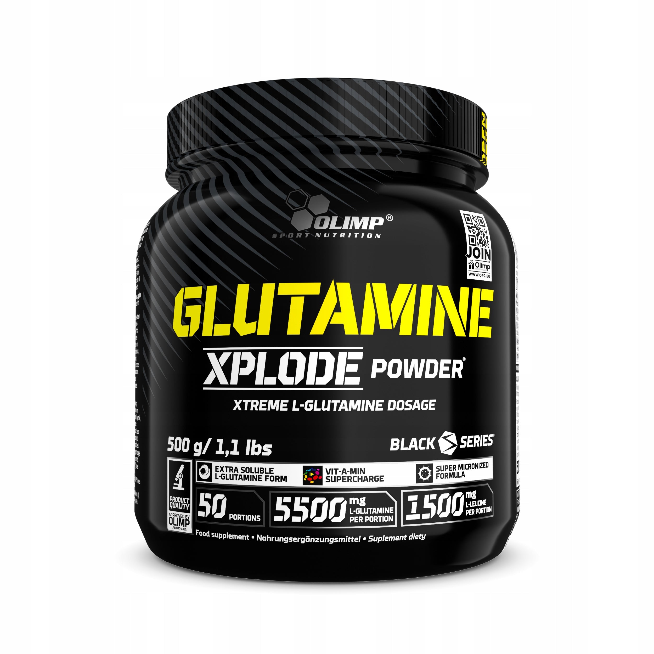 OLIMP GLUTAMINE XPLODE 500G LEMON GLUTAMINE AMINO ACIDS MUSCLE STRENGTH Expiration date at least 1 year from the date of purchase