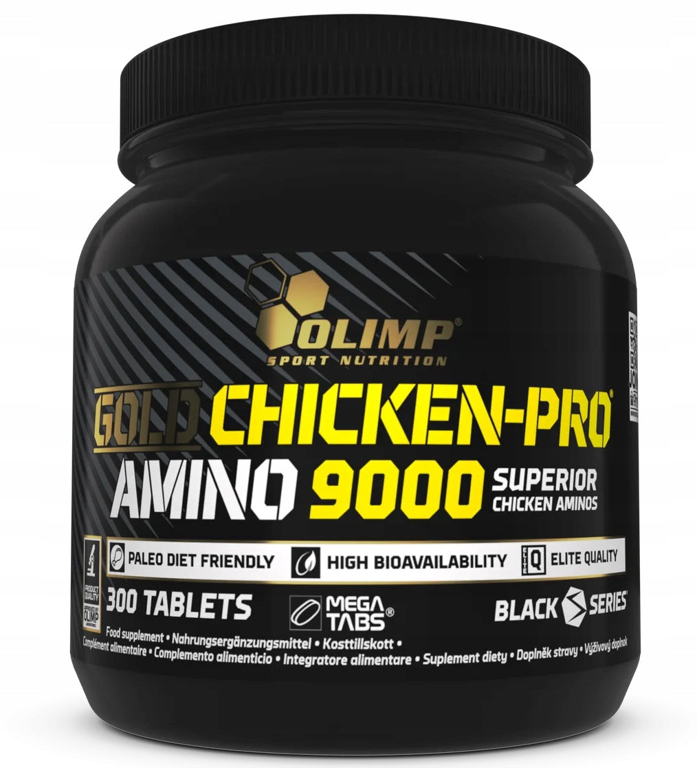 OLIMP GOLD CHICKEN PRO AMINO 9000 MEGA TABS 300 tablets Hydrolyzate Protein