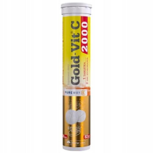 OLIMP GOLD-VIT C 2000mg 20 EFFERVESCENT TABLETS S.CITRIC 20.08.2026r