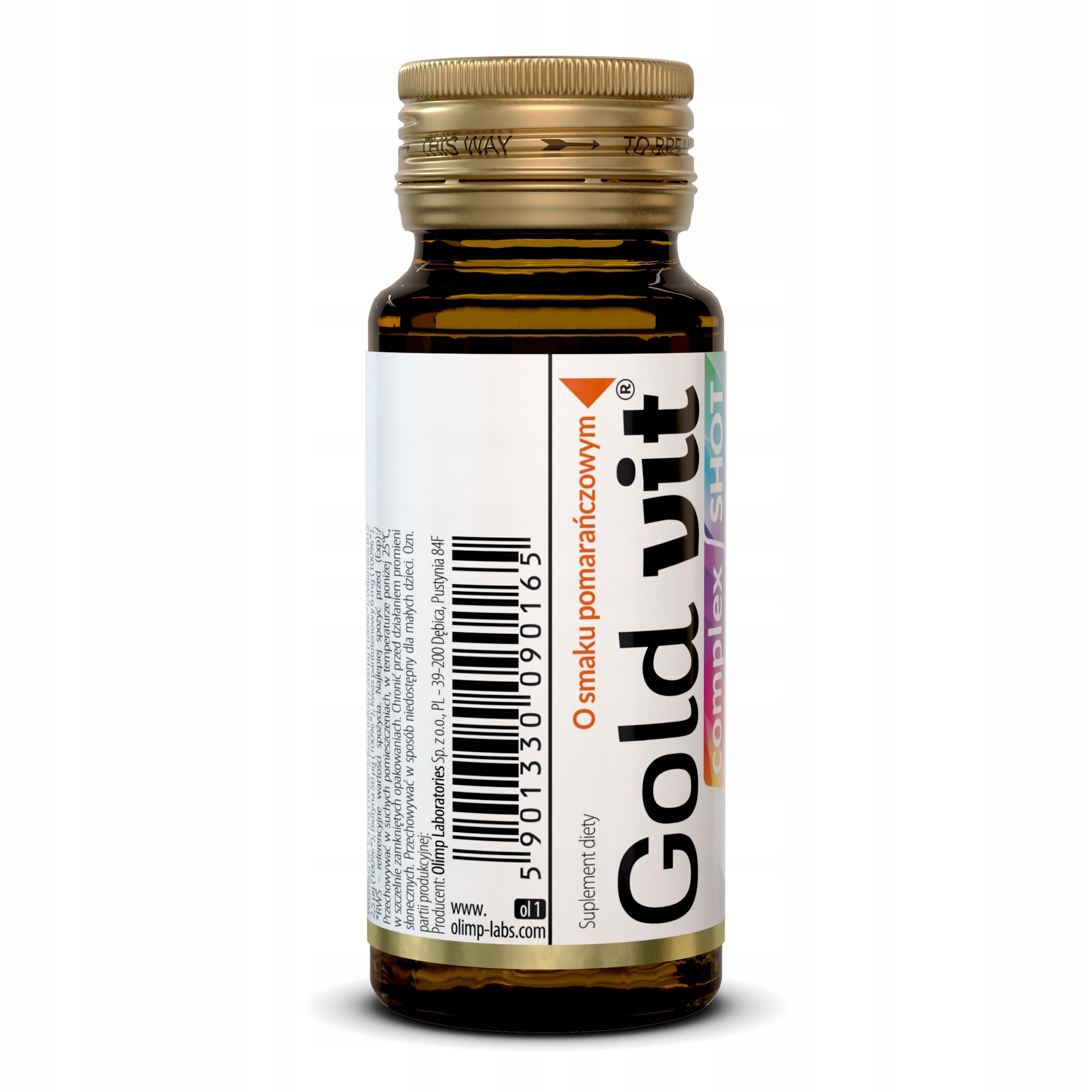 OLIMP GOLD-VIT COMPLEX SHOT 25ml FLAVOR ORANGE VITAMINS AND MINERALS Brand Olimp
