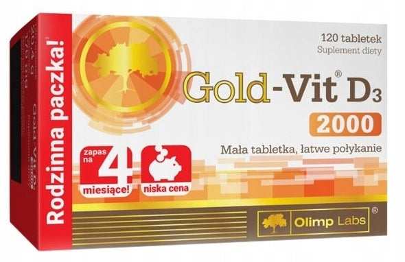 OLIMP Gold-Vit D3 vitamin D 2000 120 tablets