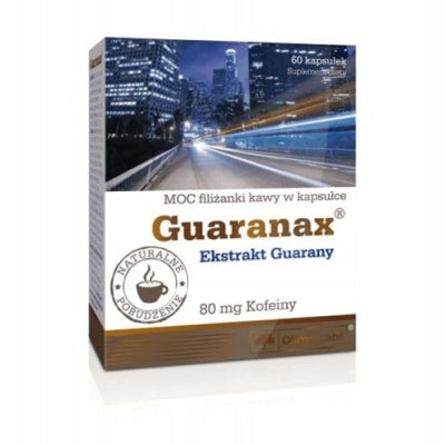 OLIMP Guaranax, concentration, vitality, fatigue, 60 capsules