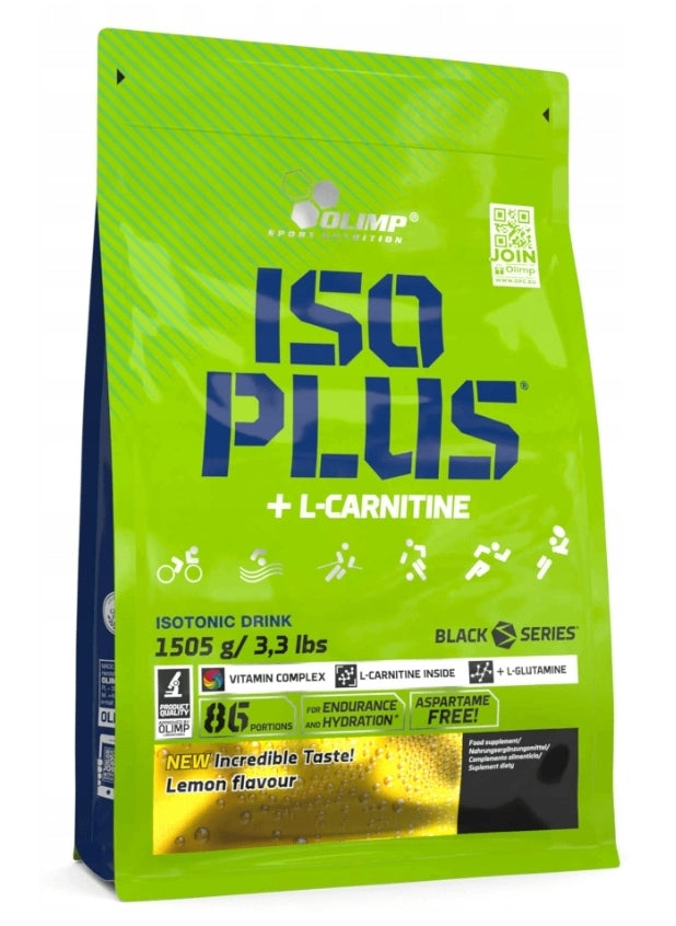 OLIMP ISO PLUS 1505G LEMON ISOTONIC DRINK HYDRATION ENERGY CARNITINE Expiration date at least 1 year from the date of purchase