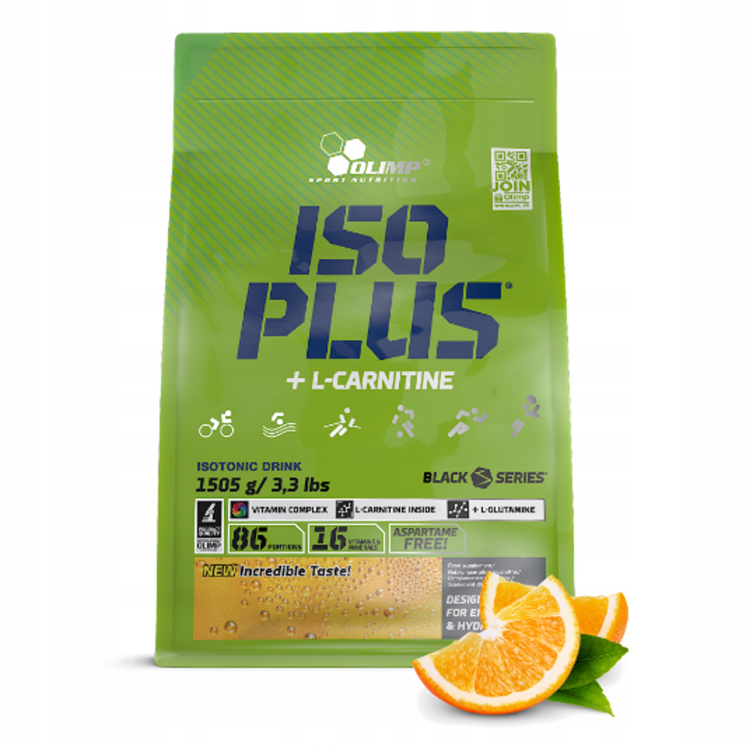 OLIMP ISO PLUS 1505G ORANGE ISOTONIC DRINK HYDRATION ENERGY CARNITINE Medical device no