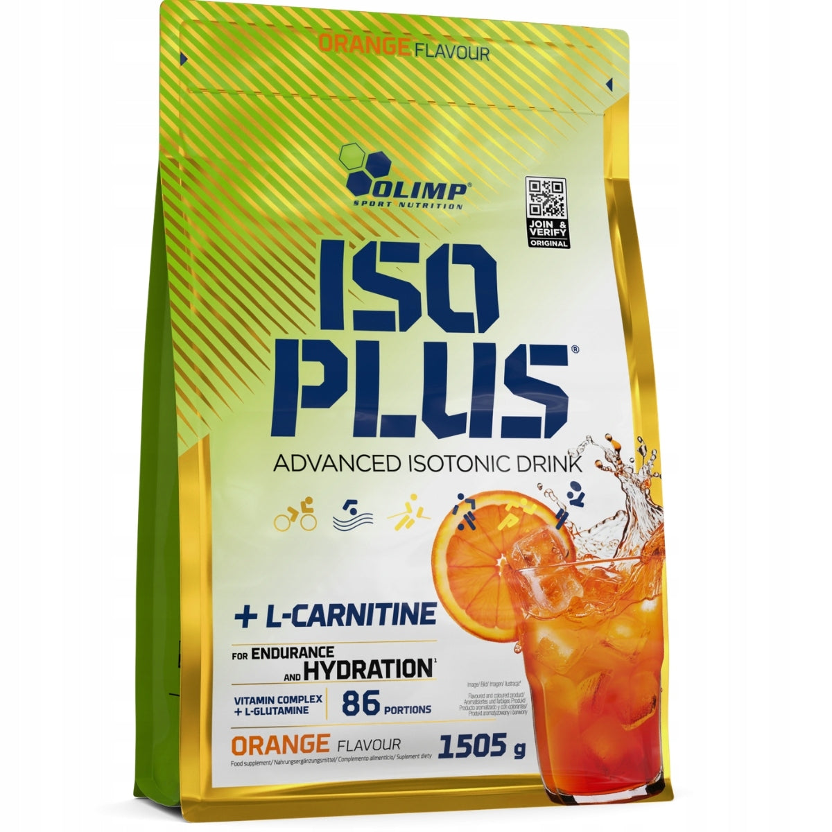 OLIMP ISO PLUS 3010g ISOTONIC ELECTROLYTES ISO | ORANGE Expiration date at least six months from the date of purchase