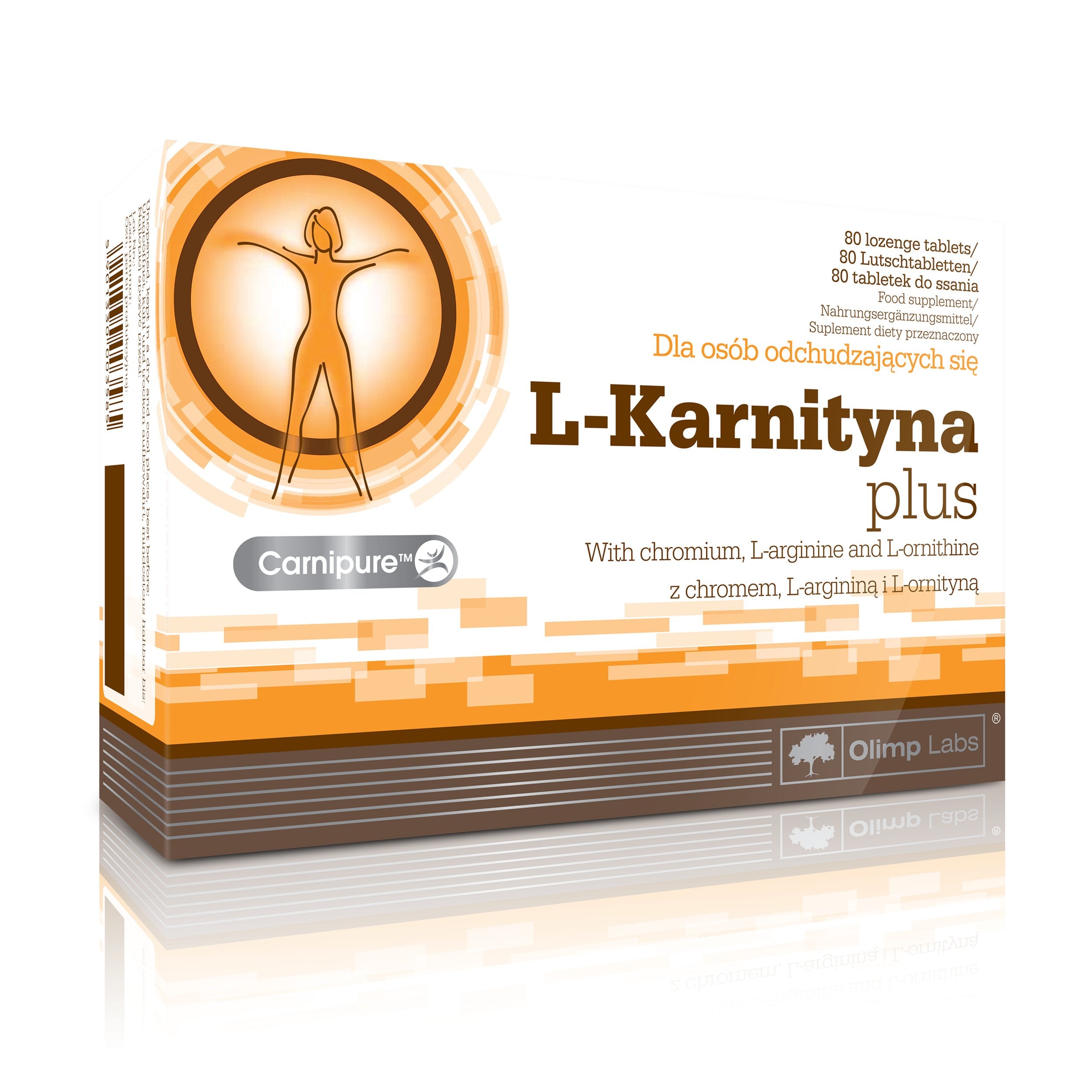 OLIMP L-CARNITINE PLUS 300mg 80tab FAT REDUCTION.