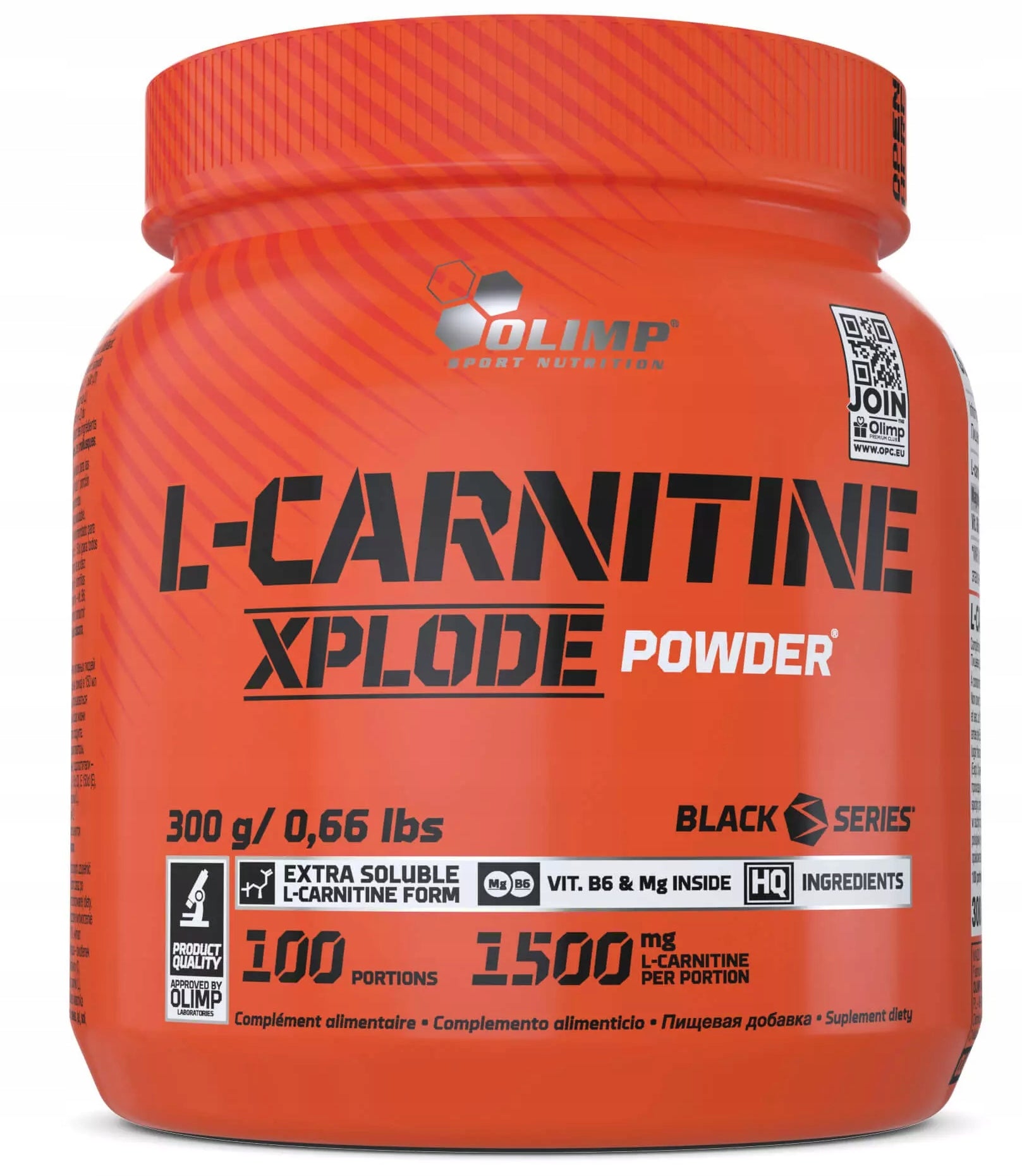 OLIMP L-Carnitine Xplode 300g Orange L-Carnitine Vitamin Magnesium