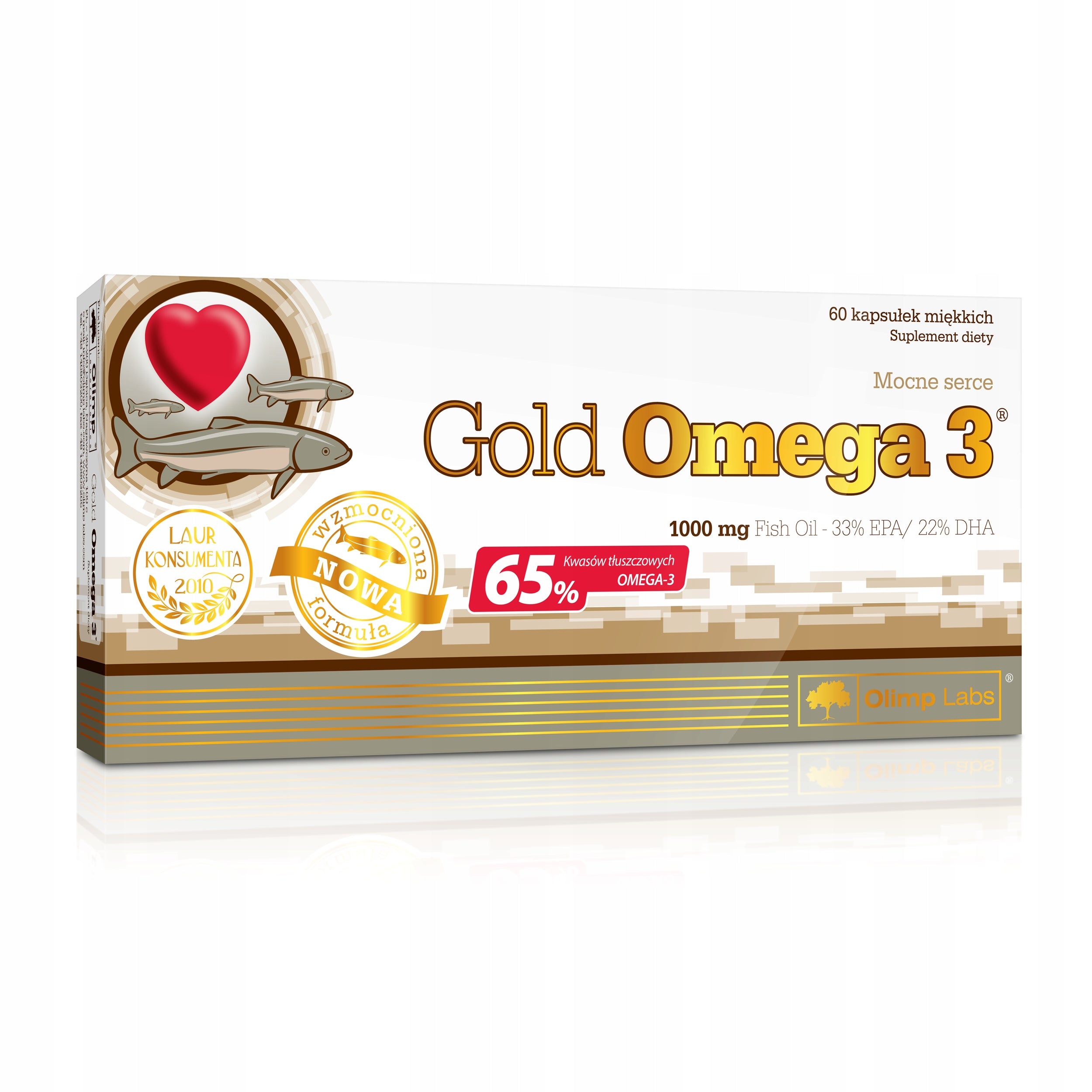 OLIMP LAB GOLD OMEGA 3 EPA DHA HEALTHY HEART VITAMINS AND MINERALS 3x60 KAPS Manufacturer code 5901330013065