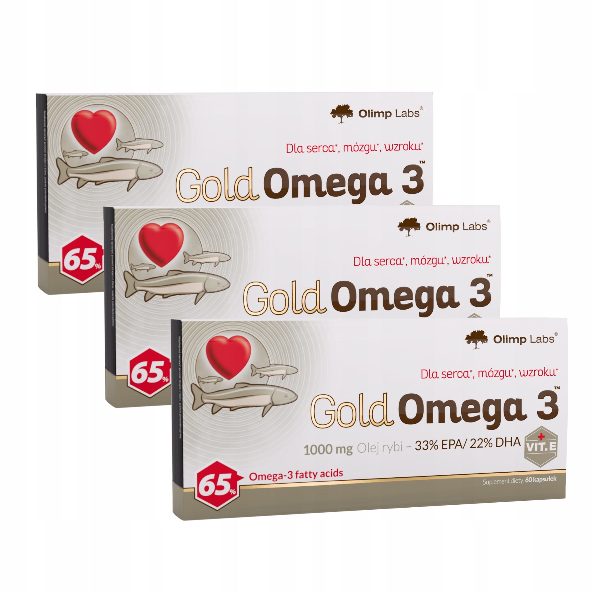 OLIMP LAB GOLD OMEGA 3 EPA DHA HEALTHY HEART VITAMINS AND MINERALS 3x60 KAPS