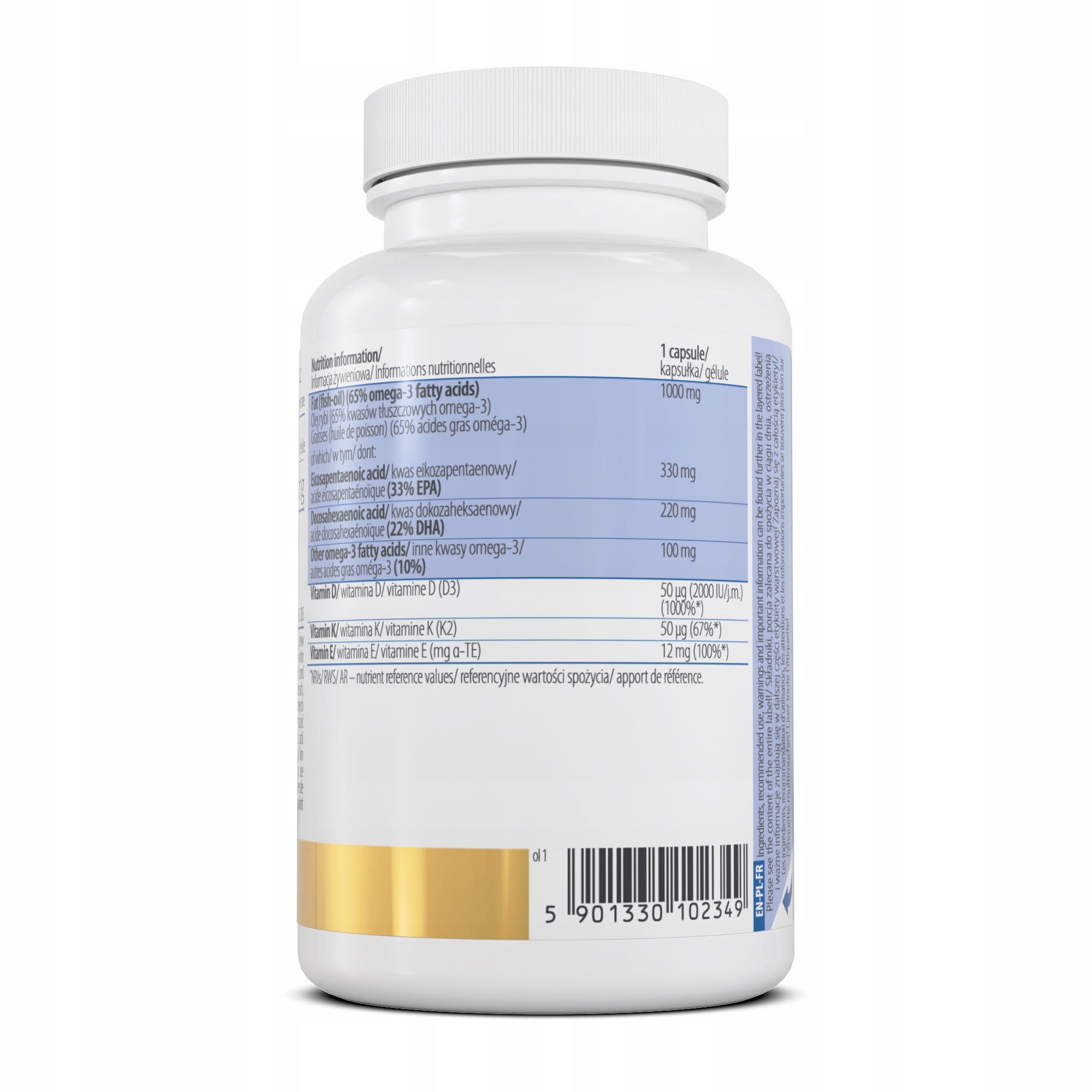 OLIMP OMEGA 3 D3+K2 90caps VITAMIN D3 VITAMINS EPA DHA BONE IMMUNITY Packaging status original