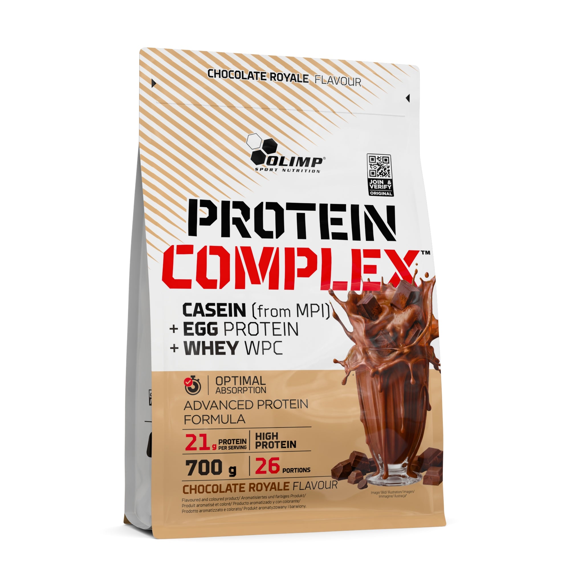 OLIMP PROTEIN COMPLEX 700g MILK PROTEIN ISOLATE PROTEIN WPC WHEY EGG WHITE