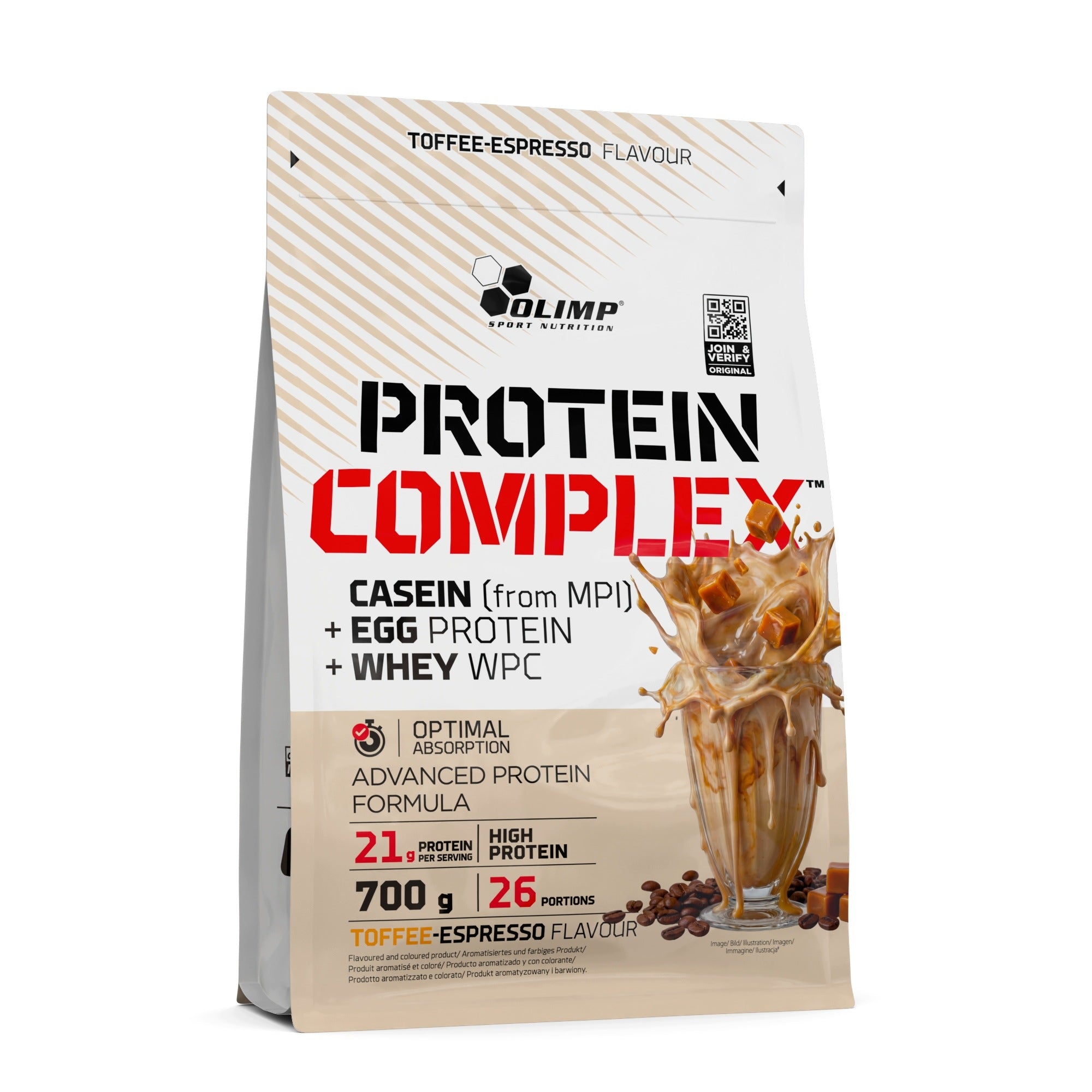 OLIMP PROTEIN COMPLEX 700g MILK PROTEIN ISOLATE PROTEIN WPC WHEY EGG WHITE