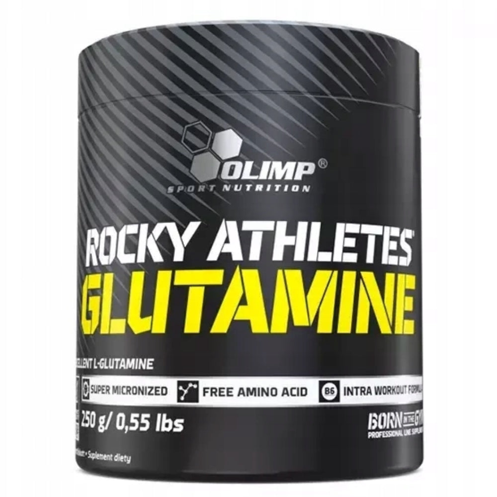 OLIMP ROCKY ATHLETES GLUTAMINE 250 g GLUTAMINE VITAMIN B6 FATIGUE STRESS