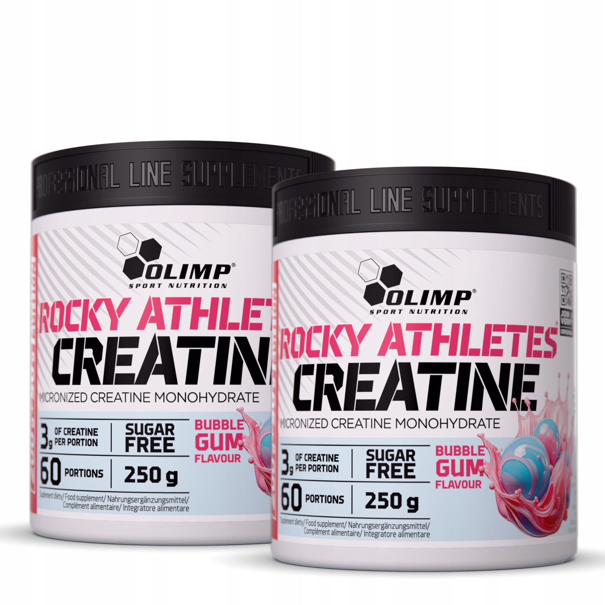 OLIMP ROCKY CREATINE 250g CREATINE MONOHYDRATE BALLOON GUM 114 SERVINGS