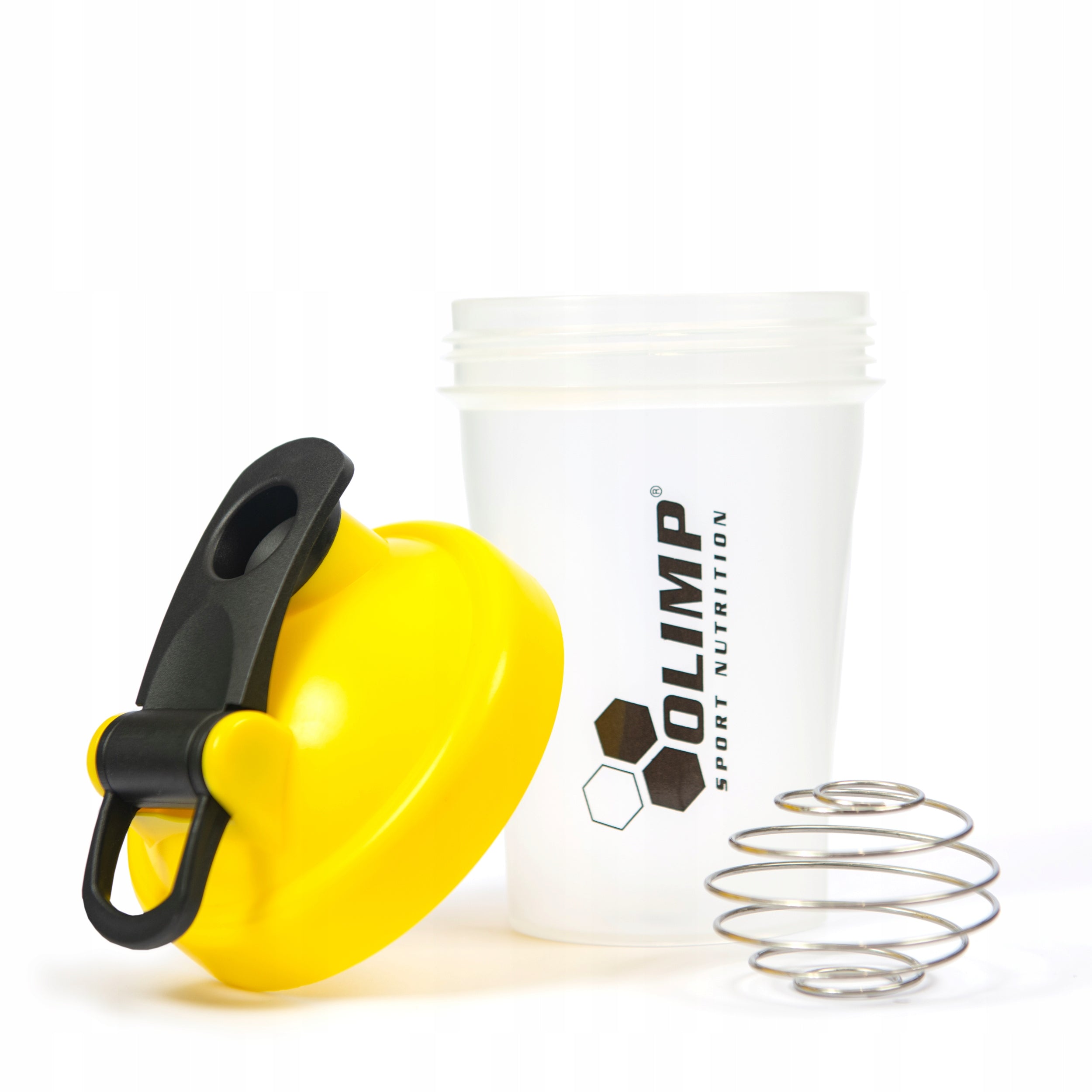 OLIMP SHAKER 400ml WATER BOTTLE PROTEIN SHAKER FOR NUTRIENTS Color yellow