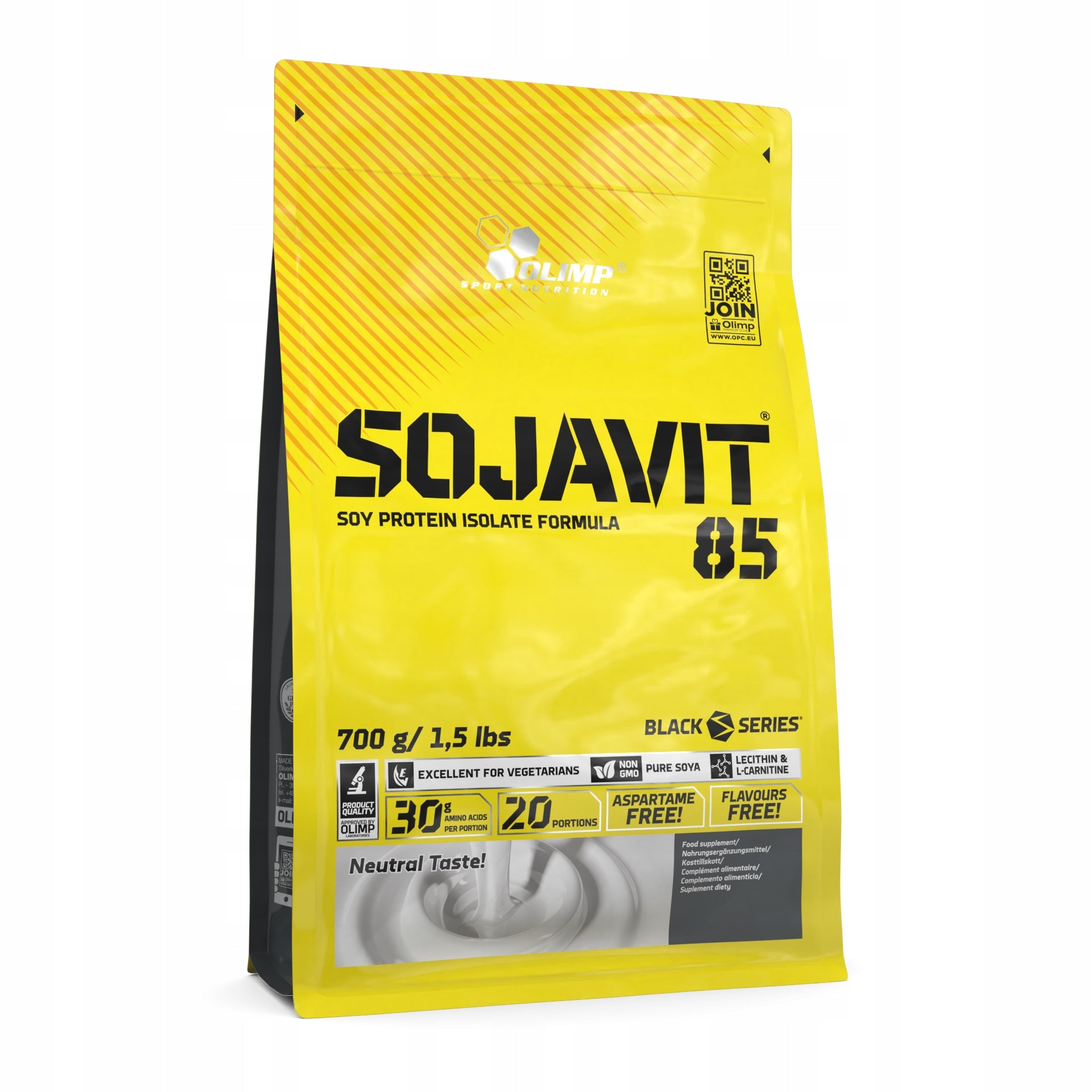 OLIMP SOJAVIT 85 700g SOY PROTEIN Isolate Soy Isolate VEGE Natural Flavor