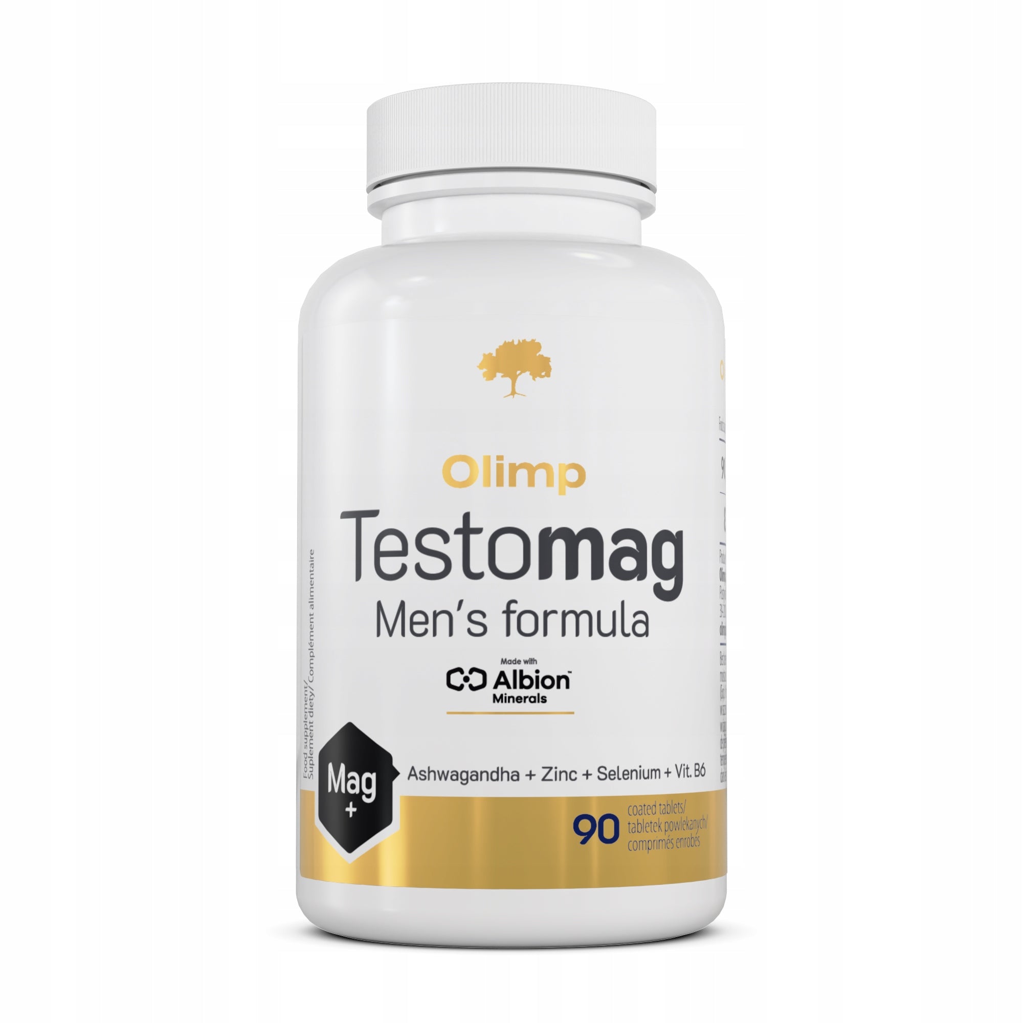 OLIMP TESTOMAG MEN'S FORMULA 90tabl MAGNESIUM TESTOSTERONE VITAMINS ASHWAGANDHA