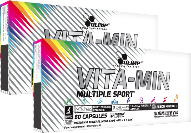 OLIMP VITA MIN 2x60 caps MULTIPLE SPORT VITAMINS 120 kaps VITALITY Expiration date at least 1 year from the date of purchase