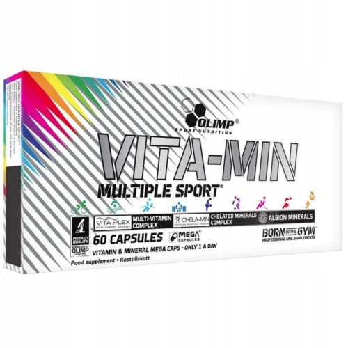 OLIMP VITA MIN 60KAP MULTIPLE SPORT STRONG VITAMINS MINERALS REGENERATION Packaging status original