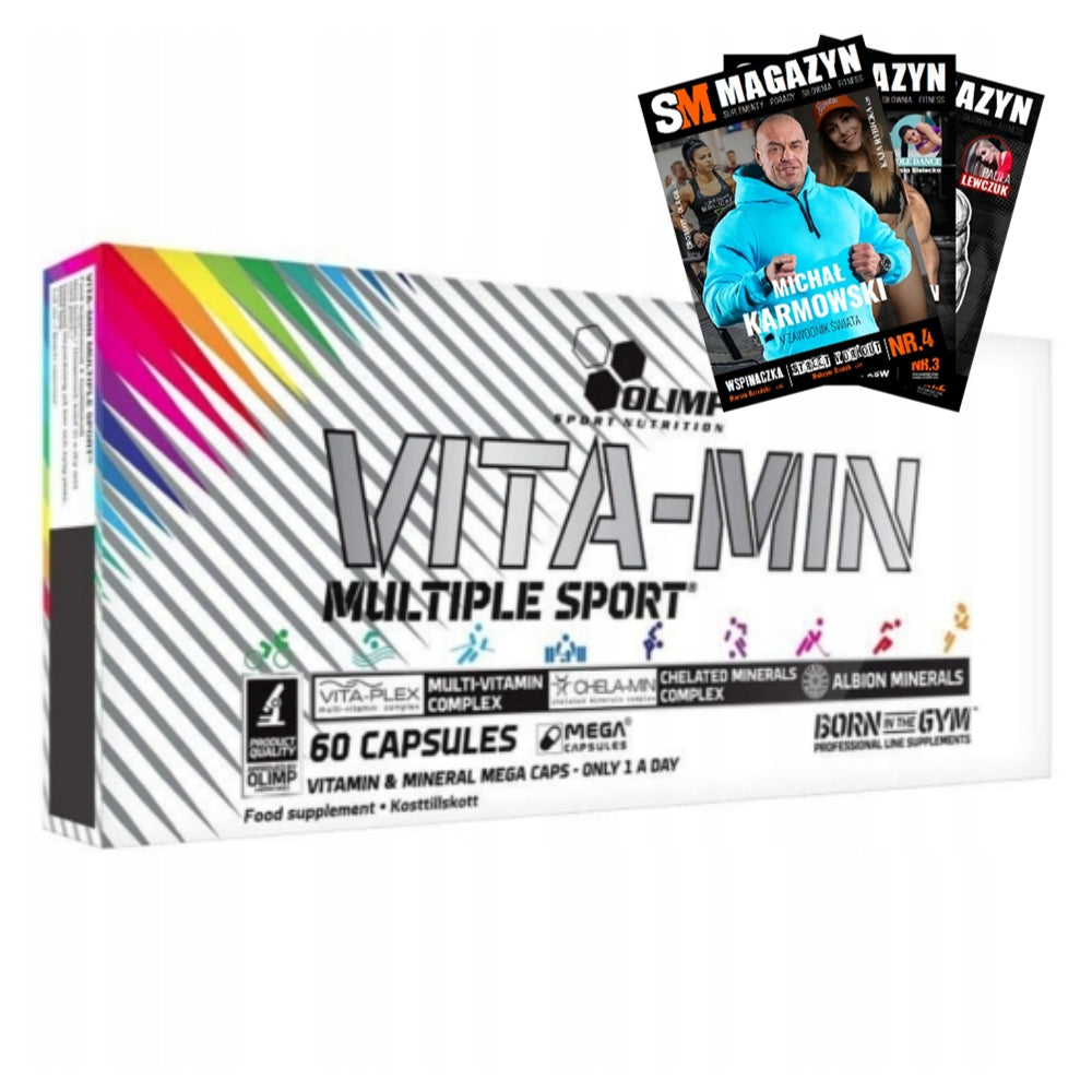 OLIMP VITA MIN 60KAP MULTIPLE SPORT STRONG VITAMINS MINERALS REGENERATION