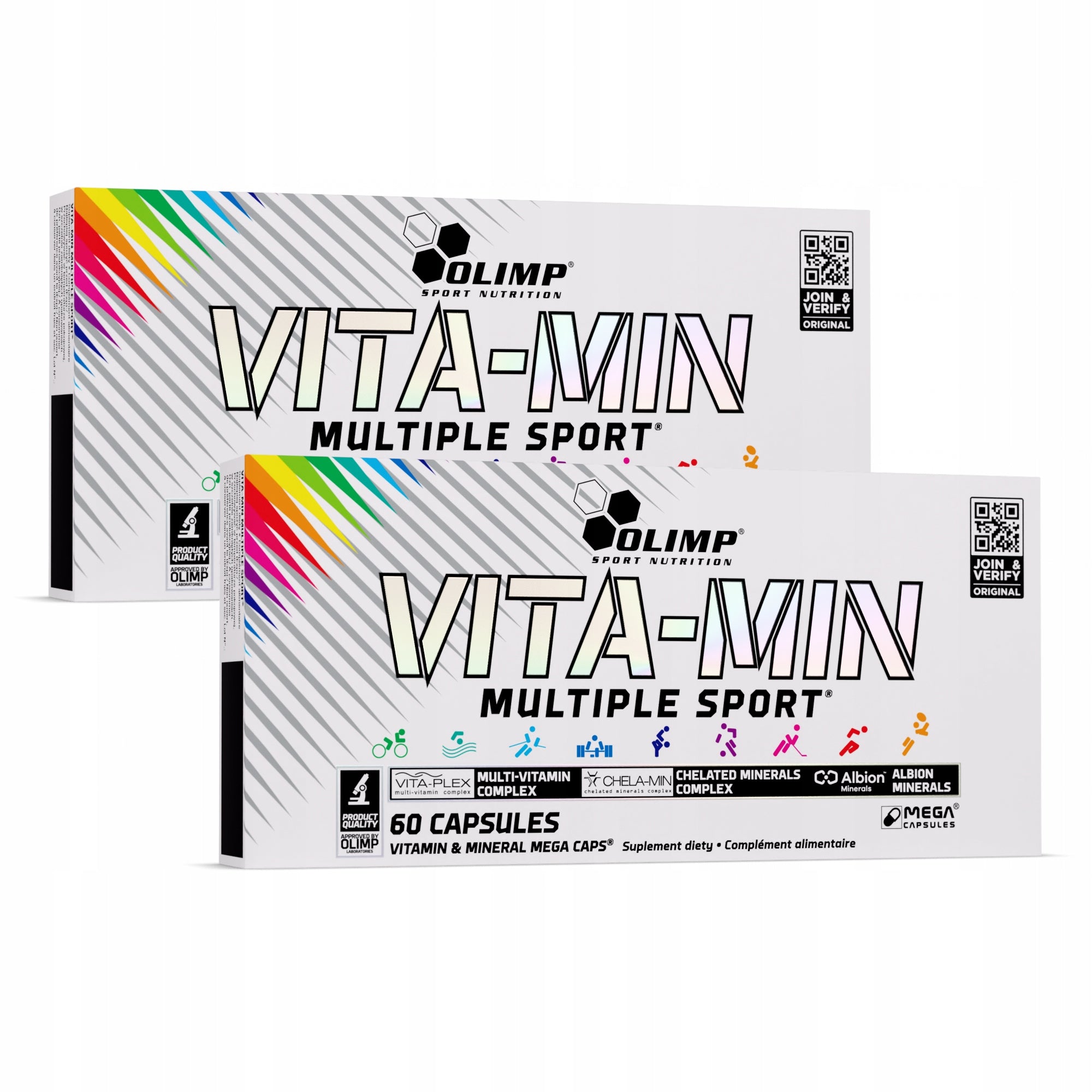 OLIMP VITA-MIN MULTIPLE SPORT 120 kaps VITAMINS MINERALS MAGNESIUM ZINC POTASSIUM