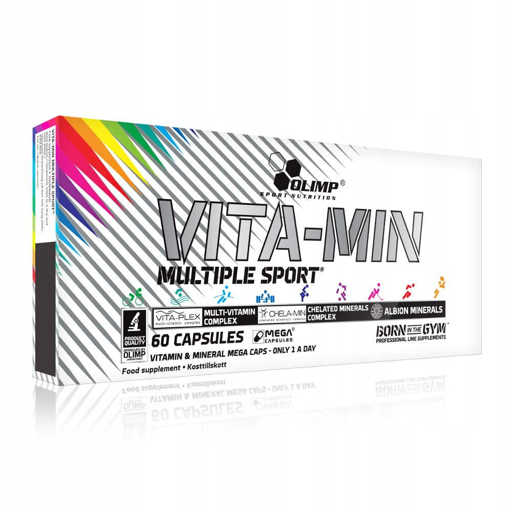 OLIMP VITA-MIN MULTIPLE SPORT 60 CAPSULES SUPER VITAMINS MINERALS