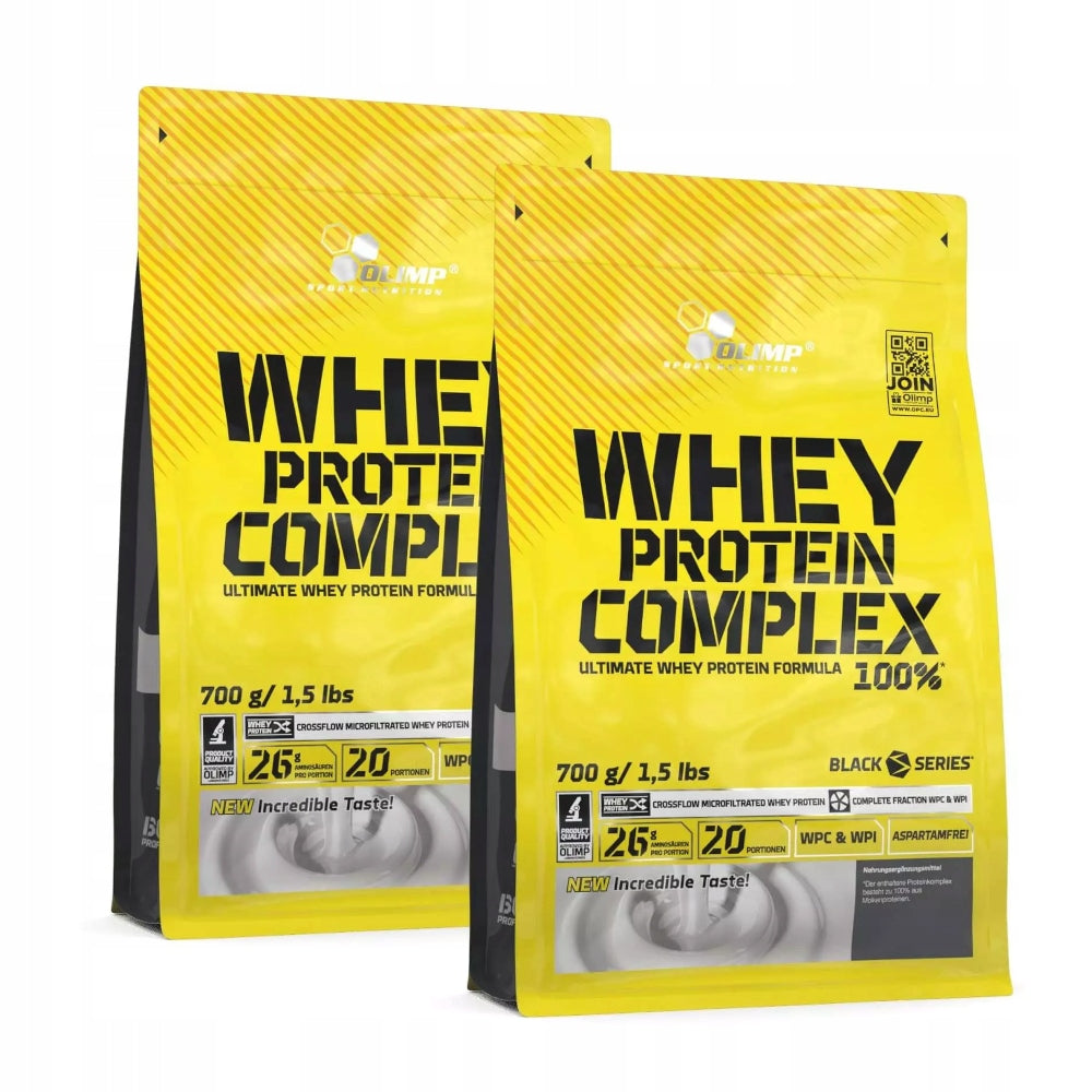 OLIMP WHEY PROTEIN COMPLEX 100% 2x700g WPC Expiration date at least six months from the date of purchase