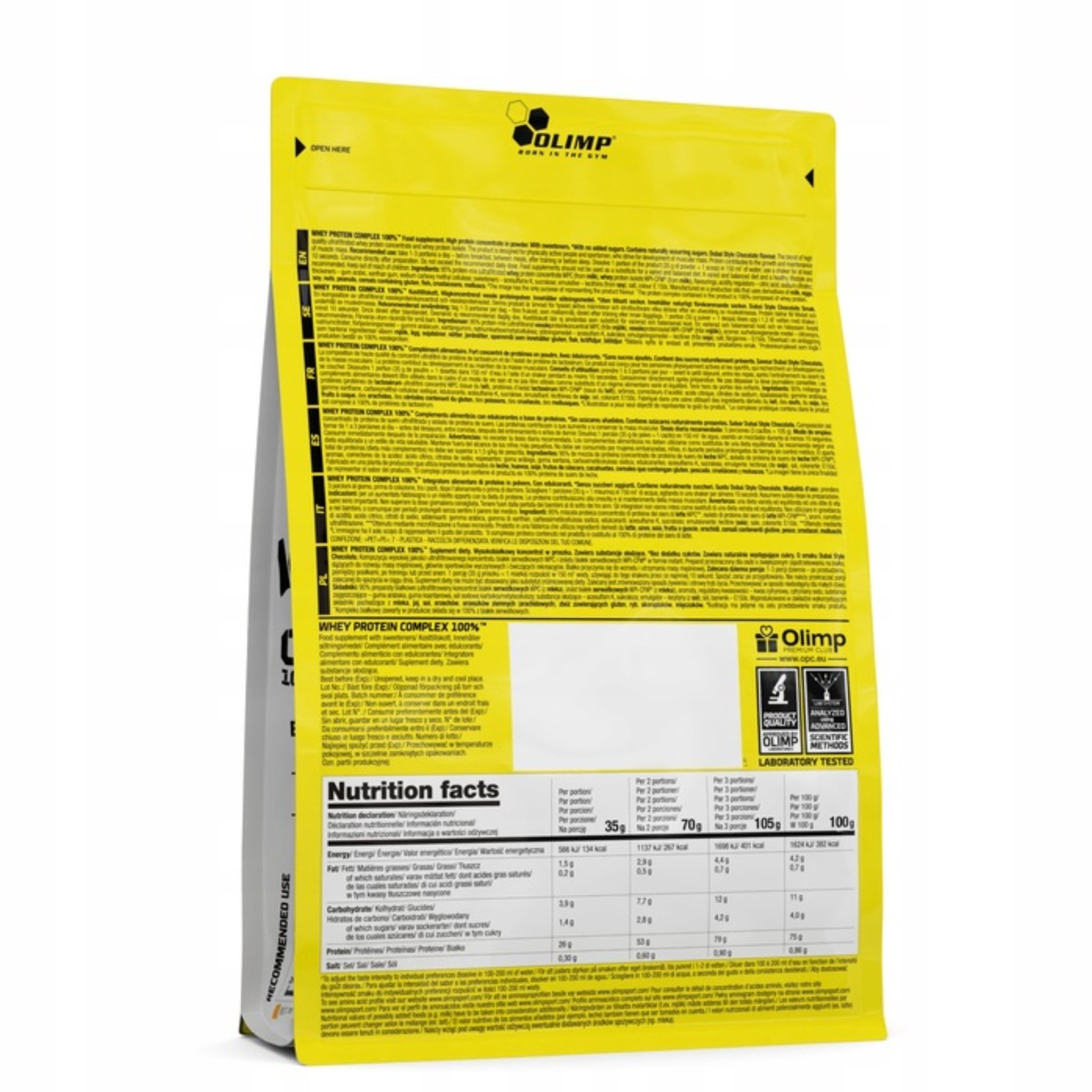 OLIMP WHEY PROTEIN COMPLEX 100% (600g) PROTEIN WPC CONDITIONER Dubai Chocolate Expiration date at least 1 year from the date of purchase