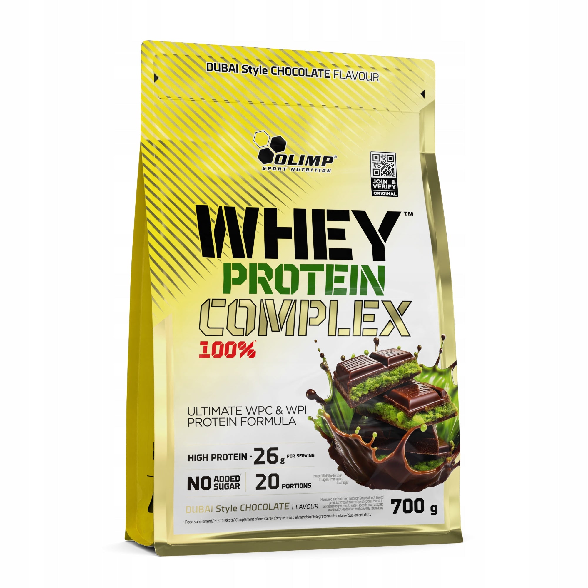 OLIMP WHEY PROTEIN COMPLEX 700g PROTEIN WPC DUBAI CHOCOLATE CONCENTRATE
