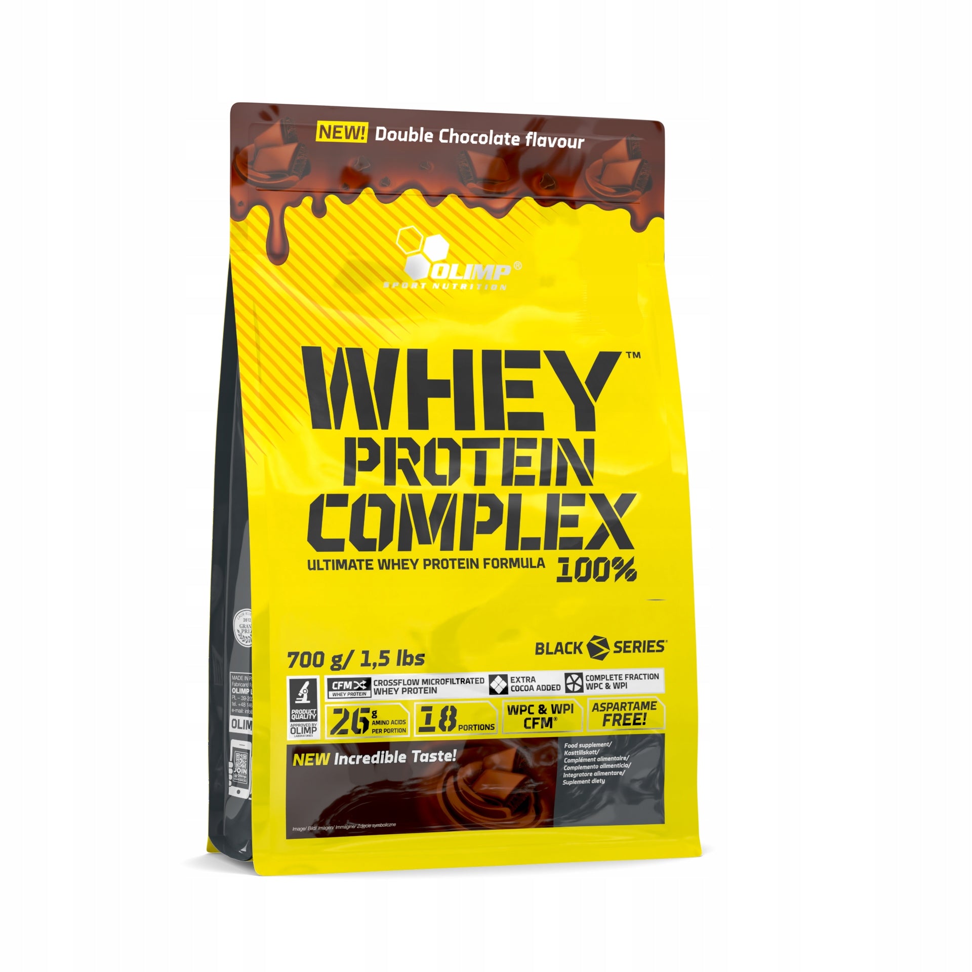 OLIMP WHEY PROTEIN COMPLEX 700g WPC PROTEIN CONCENTRATE DOUBLE CHOCOLATE Expiration date at least 1 year from the date of purchase