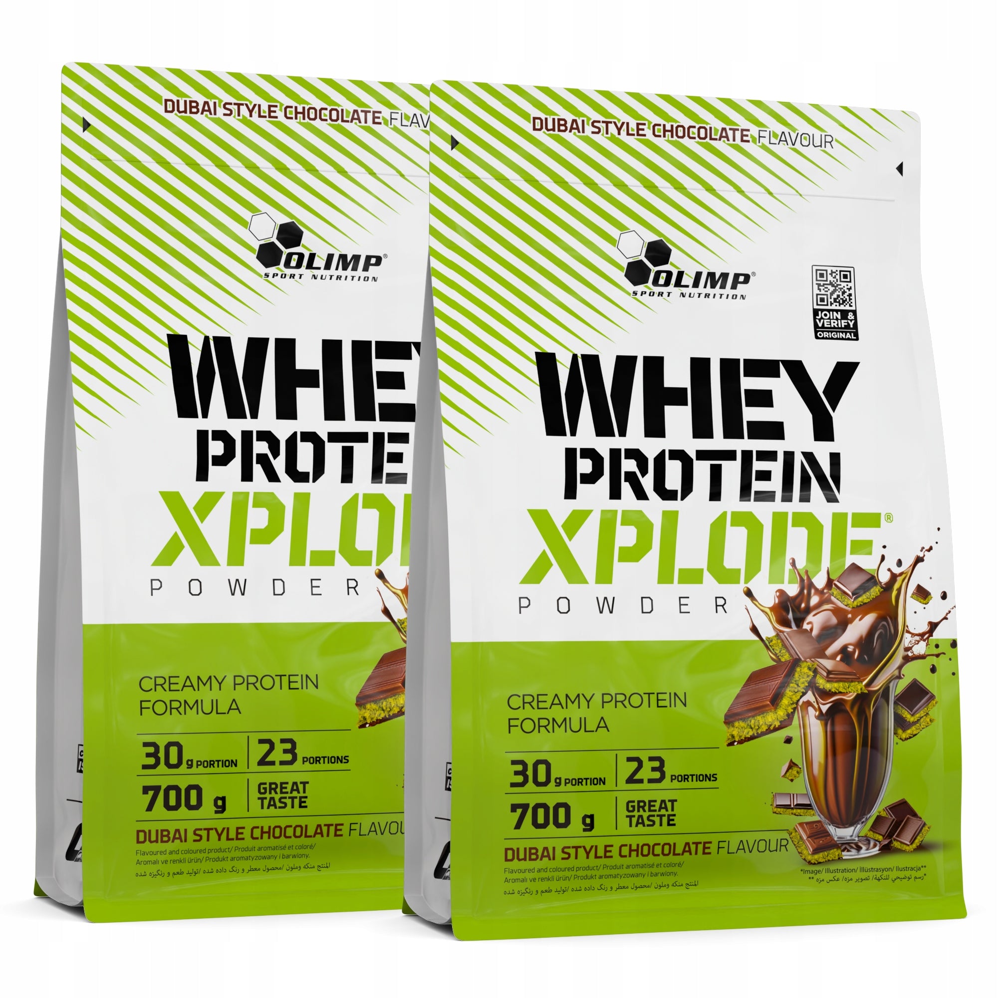 OLIMP WHEY PROTEIN XPLODE POWDER 2x700g PROTEIN WPC DUBAI CHOCOLATE