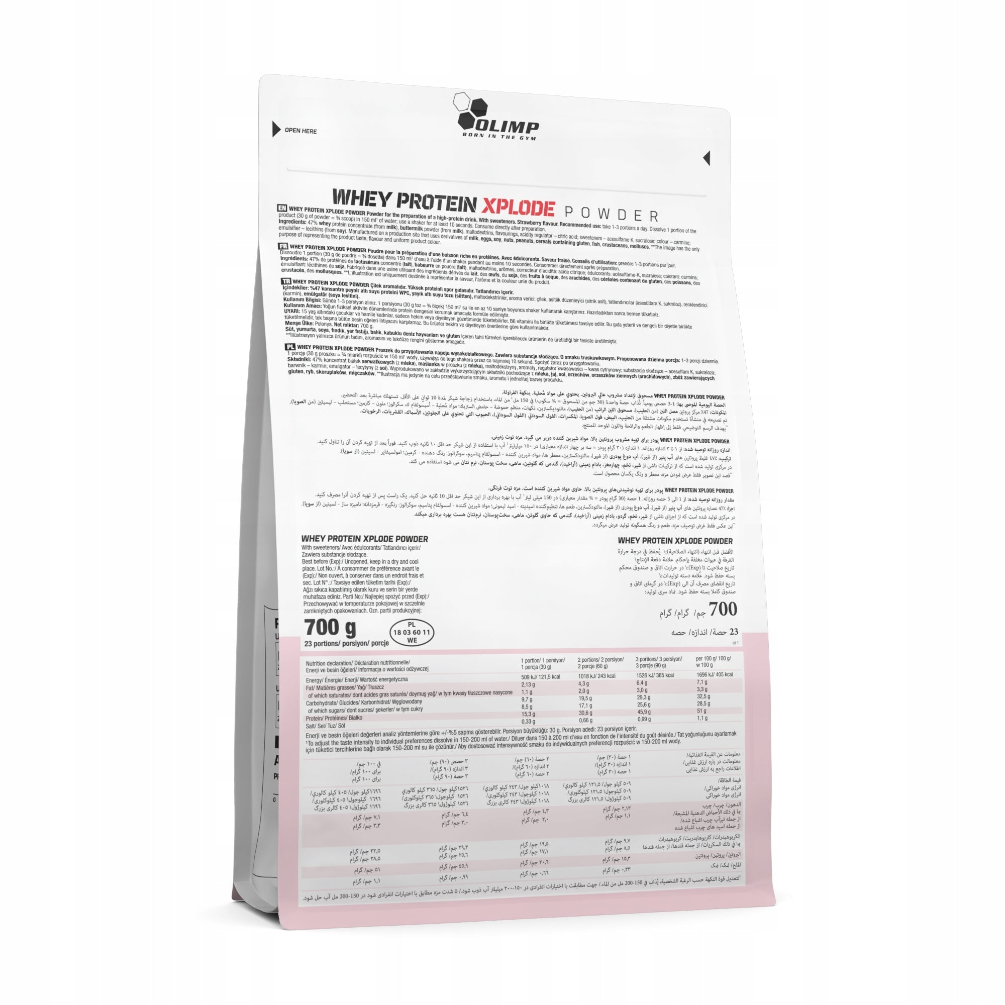 OLIMP WHEY PROTEIN XPLODE POWDER 700g PROTEIN SUPPLEMENT WPC WHEY Packaging status original