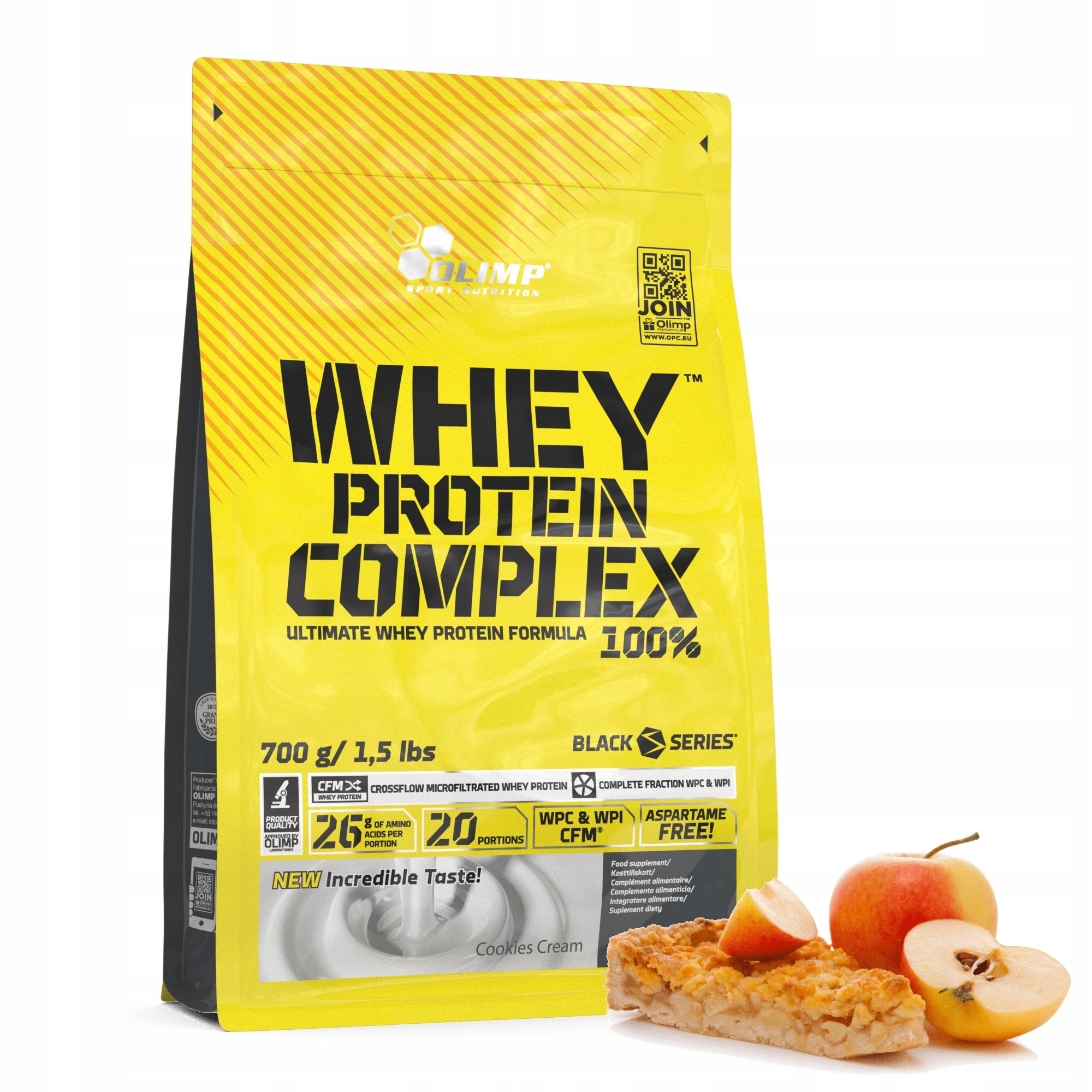 OLIMP Whey Protein Complex 700g wpc protein Apple pie
