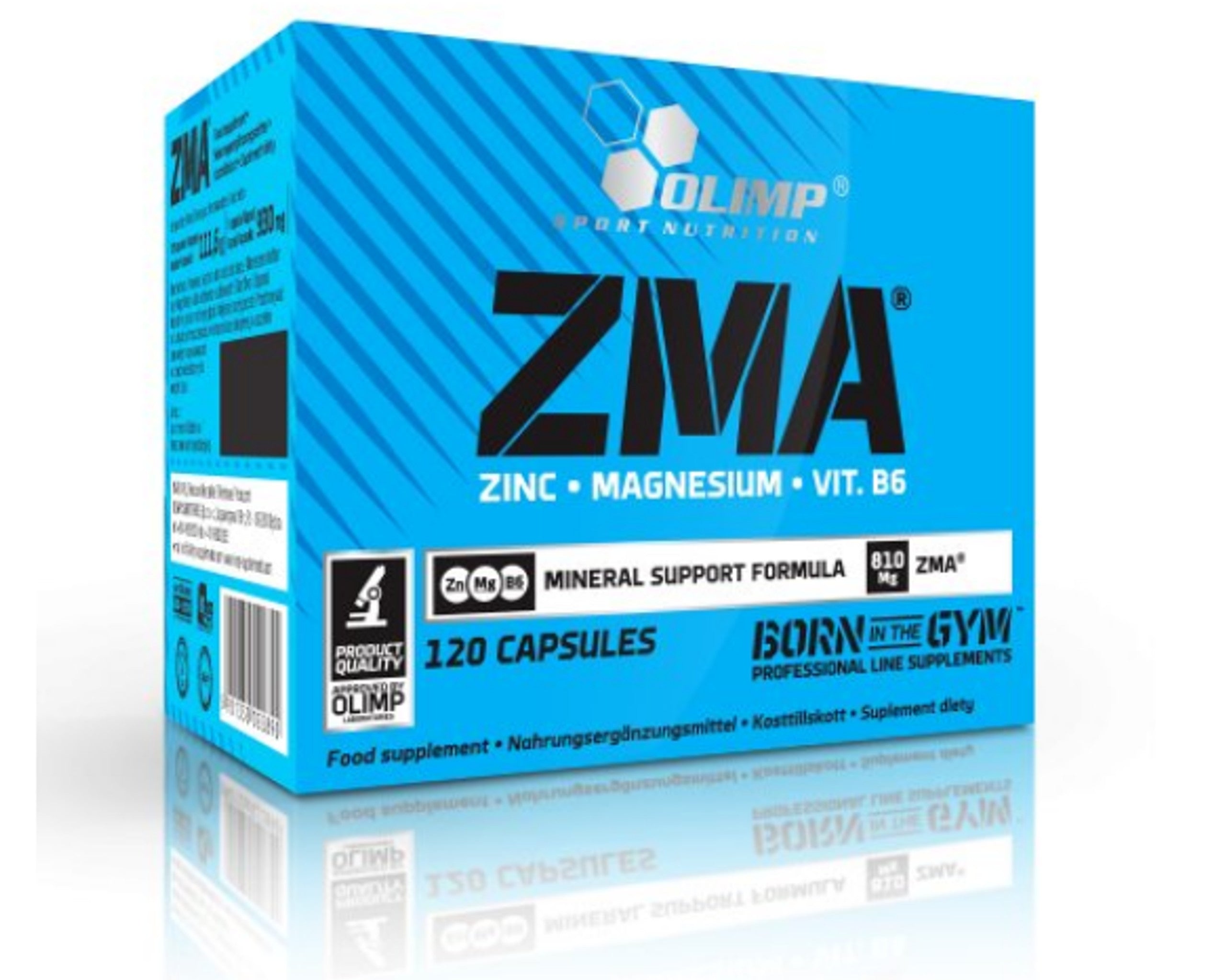 OLIMP ZMA 120 CAP. MAGNESIUM ZINC B6 REGENERATION DEEP SLEEP STRENGTH TESTOSTERONE