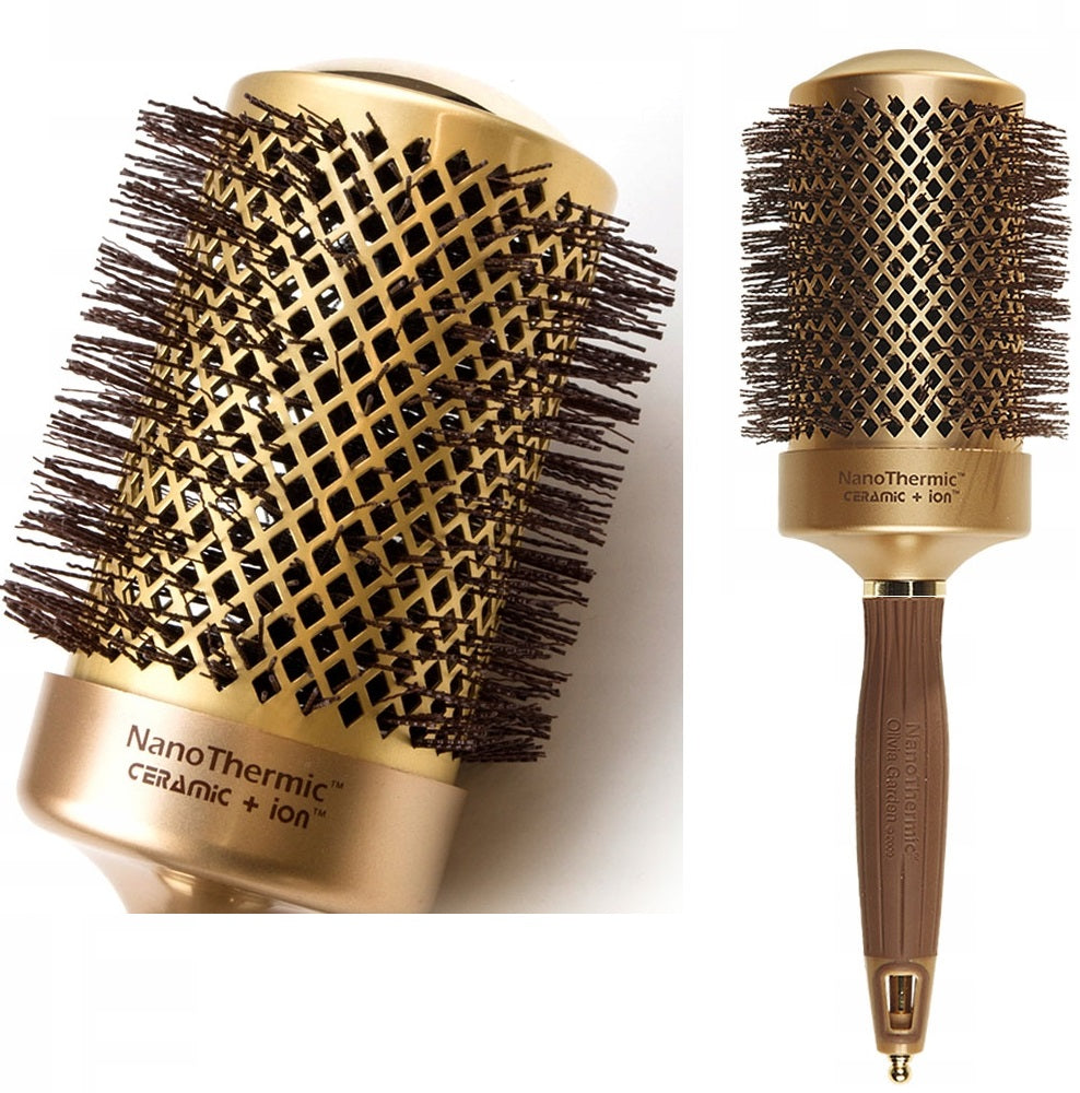 Runder Haarkamm Olivia Garden_Nano Thermic Ceramic+Ion Round Thermal Hairbrush NT-64 