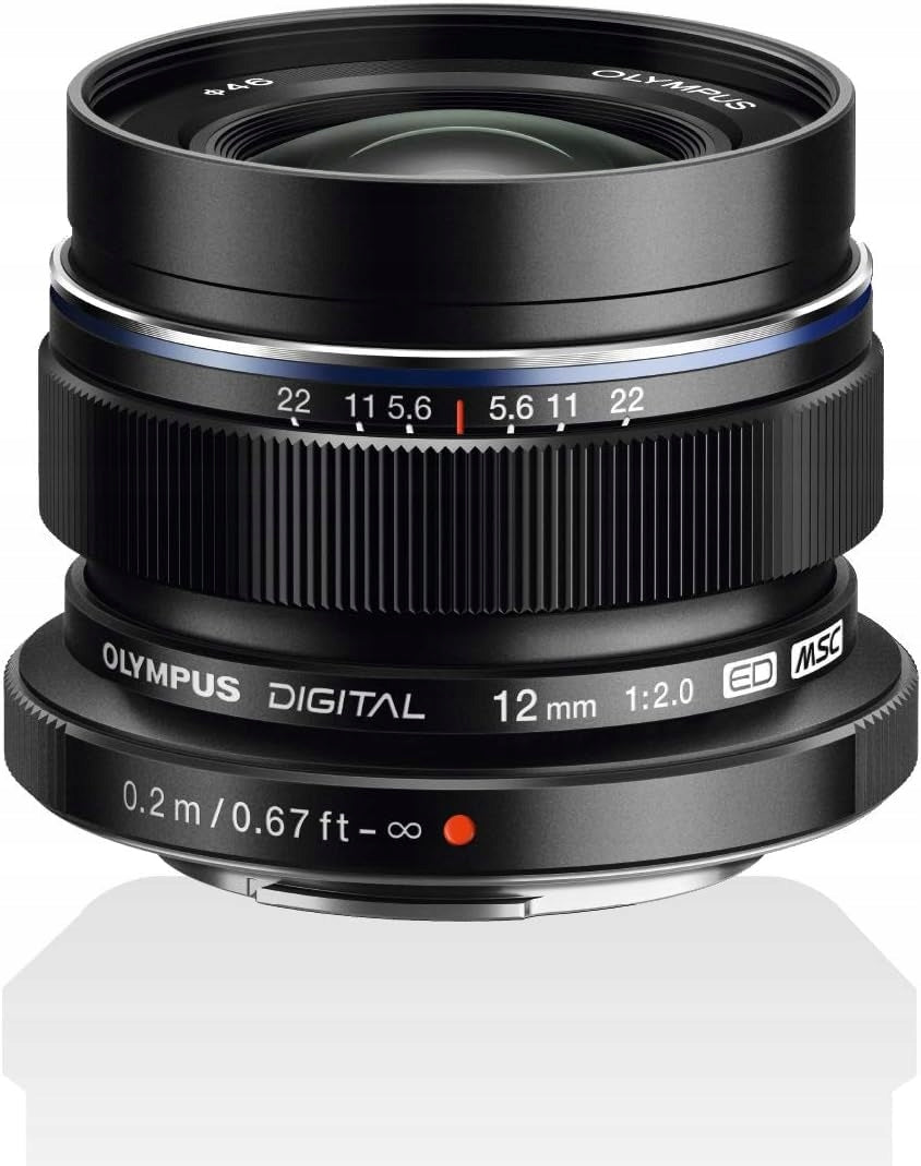 OLYMPUS MZuiko Digital ED 12mm F20 Fixed Focal Lens For MFT Black