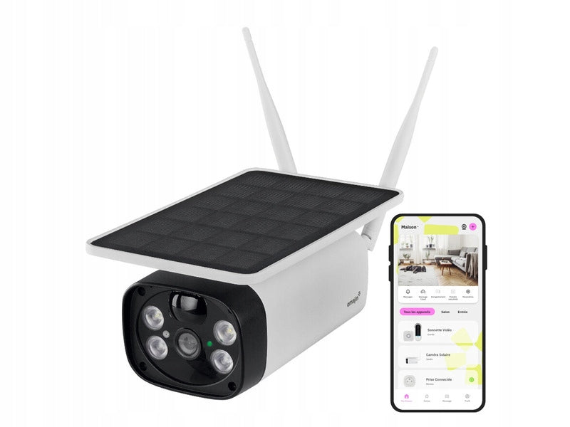 OMAJIN OSC-01-EU Outdoor Camera, Wi-Fi White
