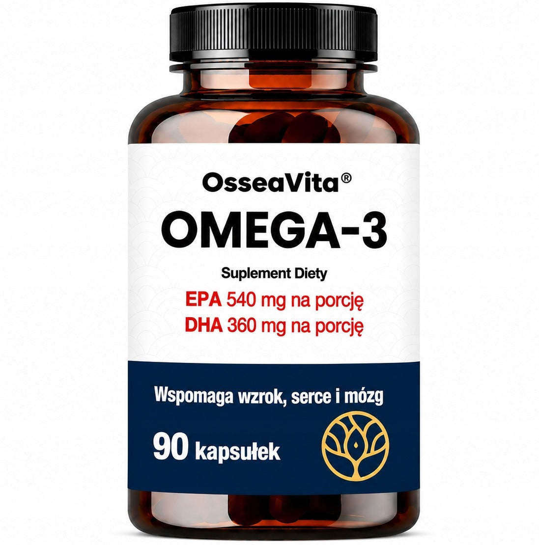OMEGA 3 3000 MG WITH FISH + Vitamin E EPA DHA TRAN FISH OIL HEART BRAIN VISION