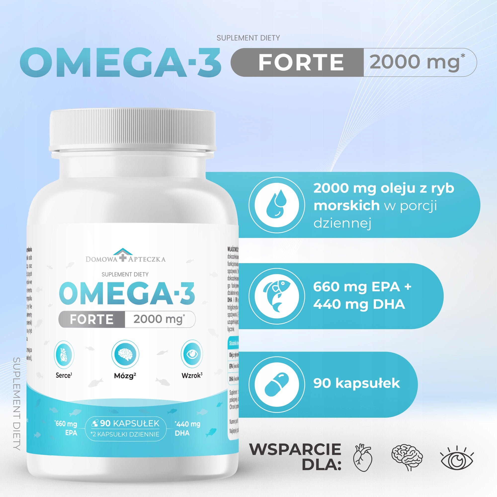 OMEGA 3 FORTE 2000 MG TRIGLYCERIDES IMMUNITY HEART VISION MEMORY BRAIN Medical device no