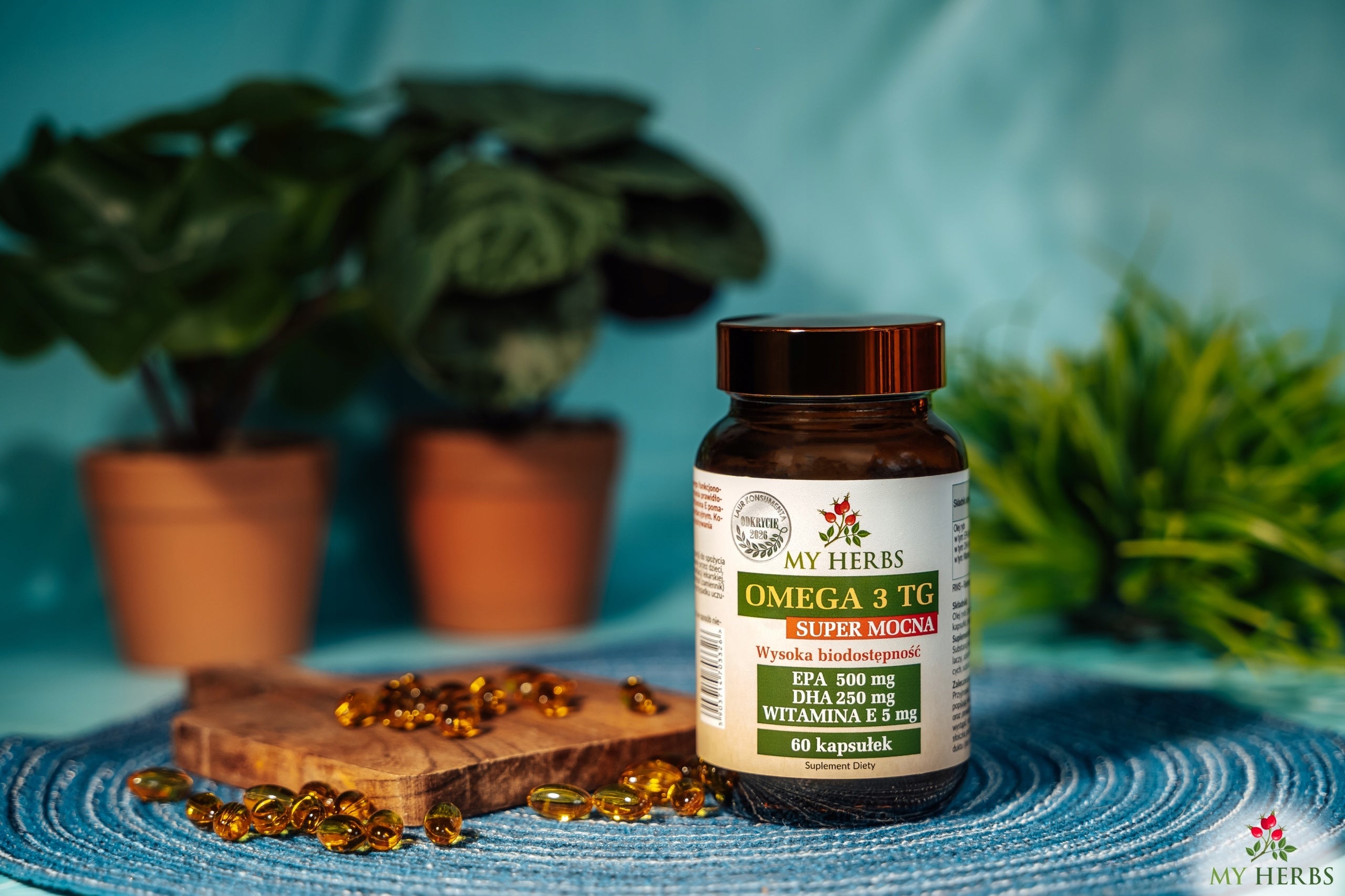 OMEGA 3 TG SUPER STRONG EPA 1000 DHA 500 PER SERVING 60 KAPS HIGH BIOAVAILABLE Name other