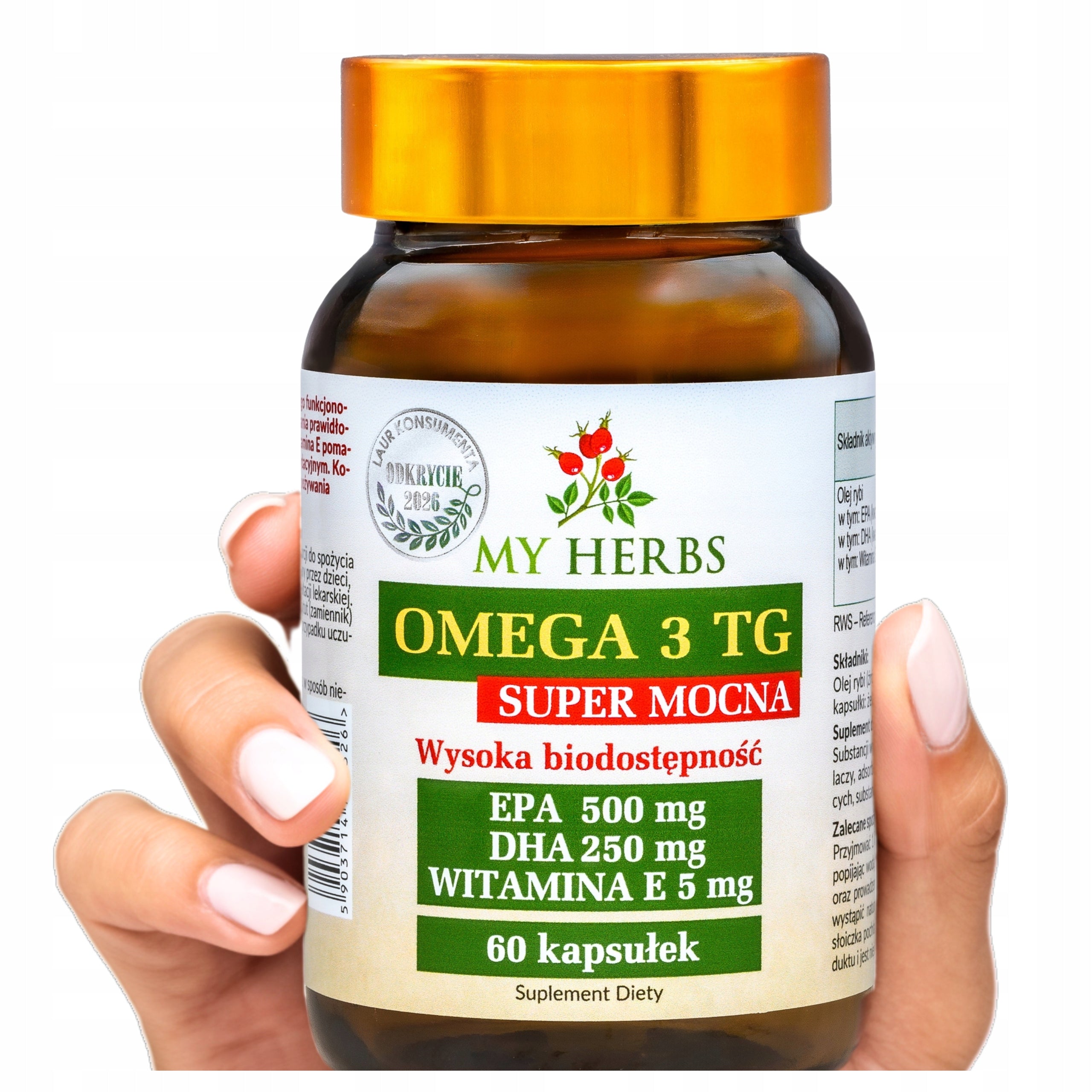 OMEGA 3 TG SUPER STRONG EPA 1000 DHA 500 PER SERVING 60 KAPS HIGH BIOAVAILABLE